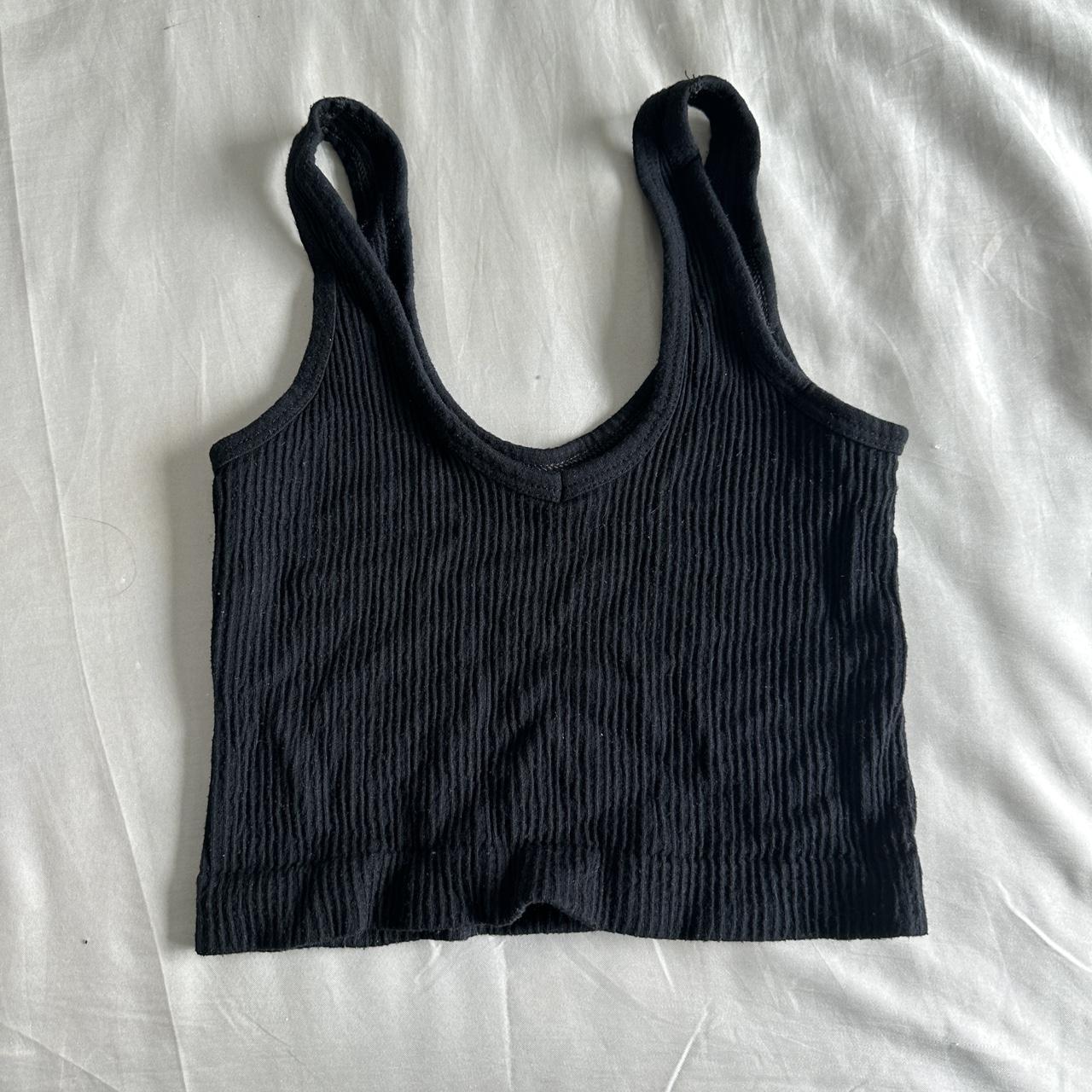 Black Urban Outfitters Tank Top Size Medium Worn... - Depop