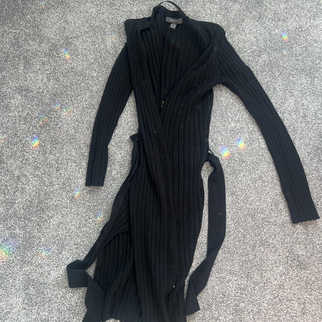 Long black cardigan primark best sale