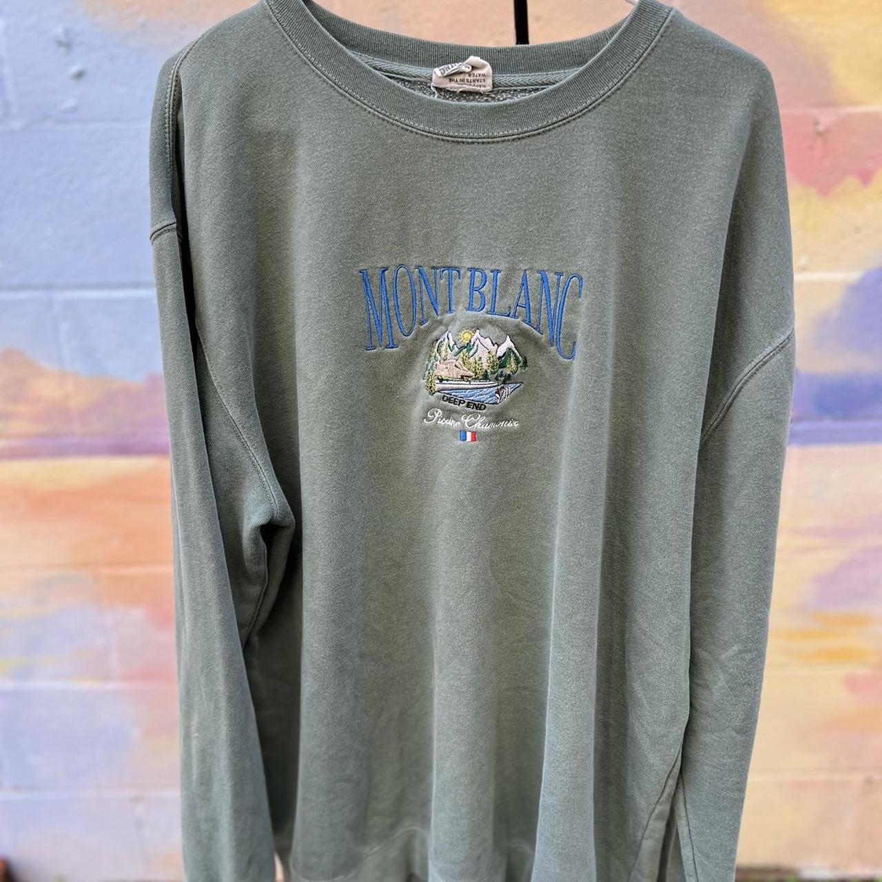 Mont Blanc Vintage Crew Neck Embroidered