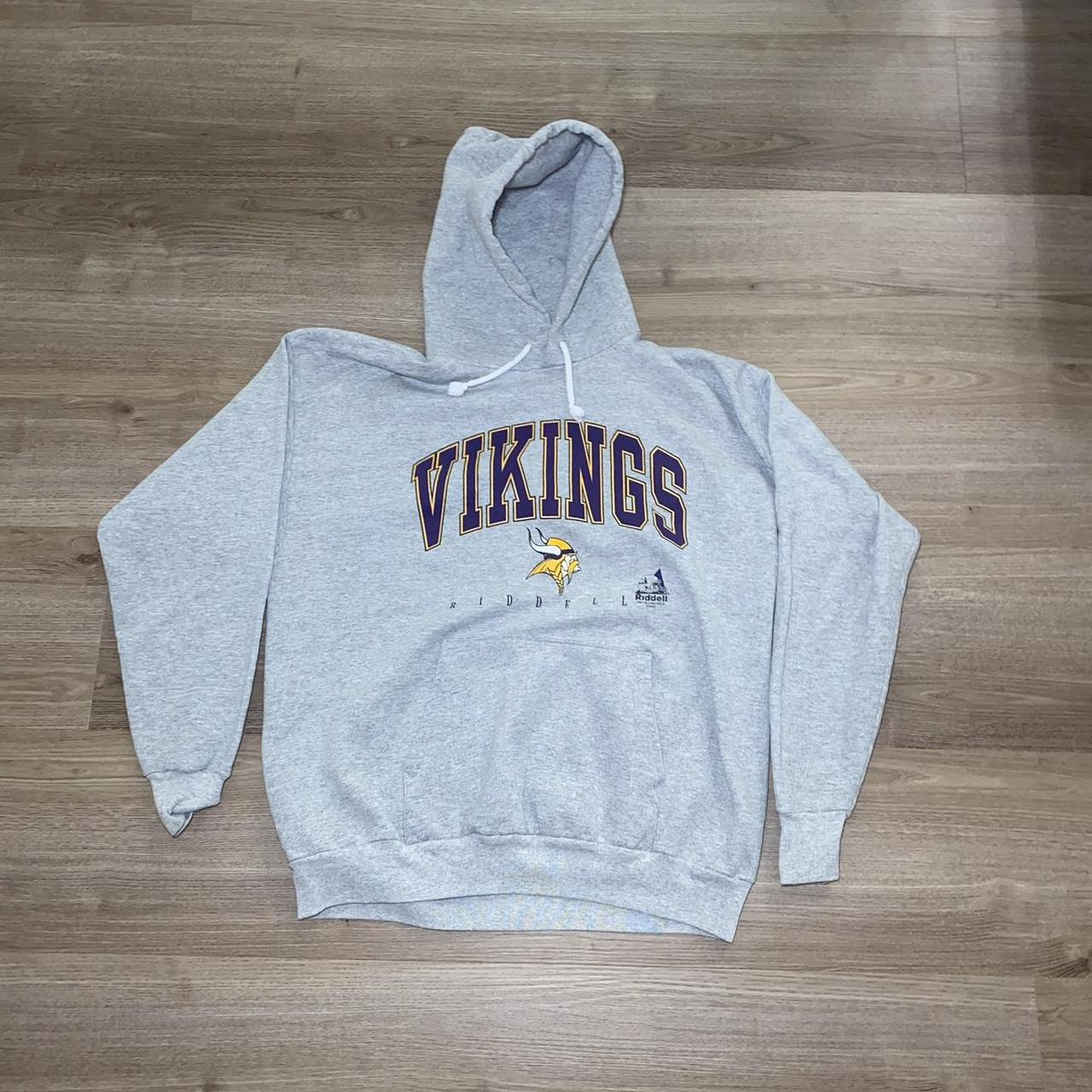 Vintage Minnesota Vikings Patchwork pullover hoodie - Depop