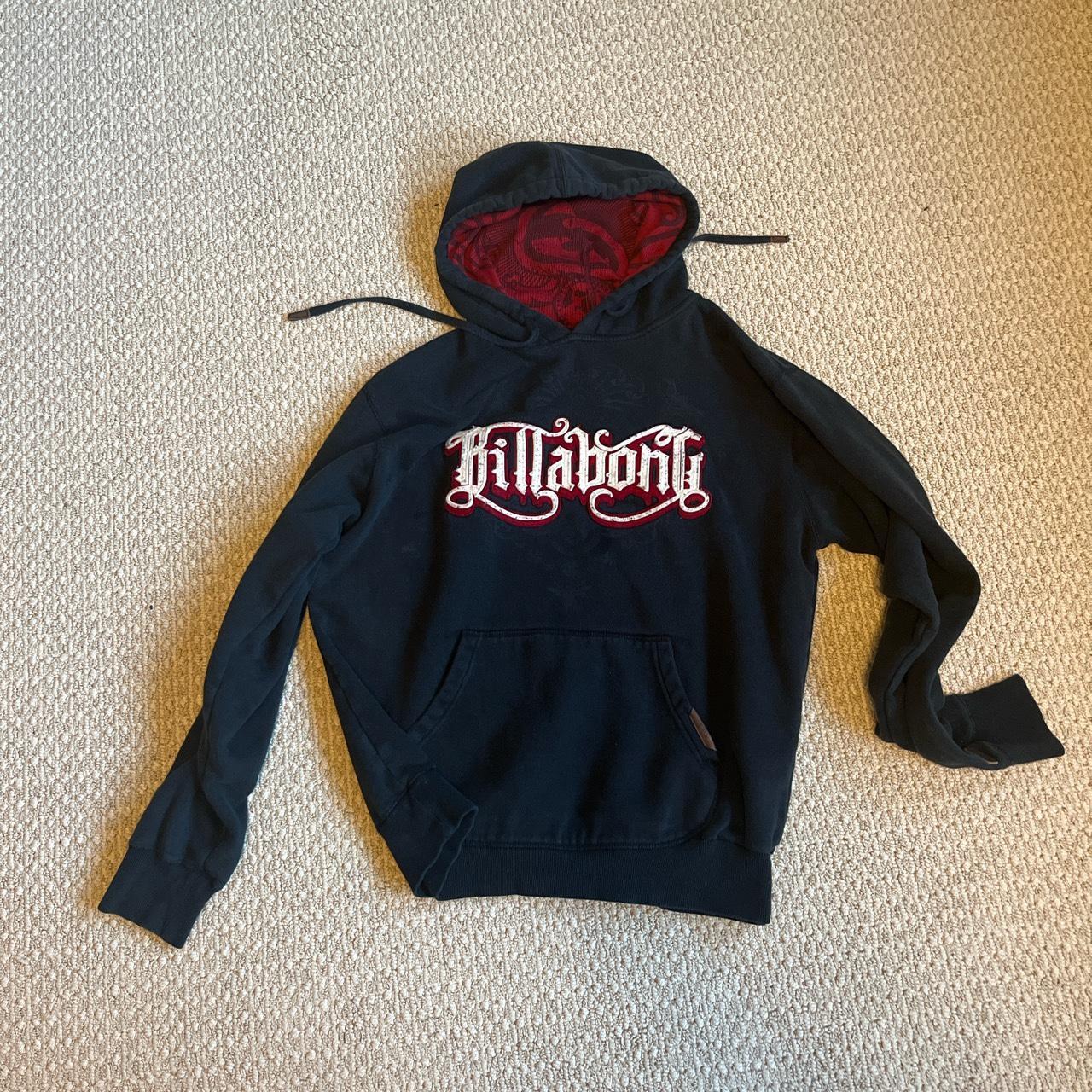 billabong affliction style hoodie Good conditions, a... - Depop