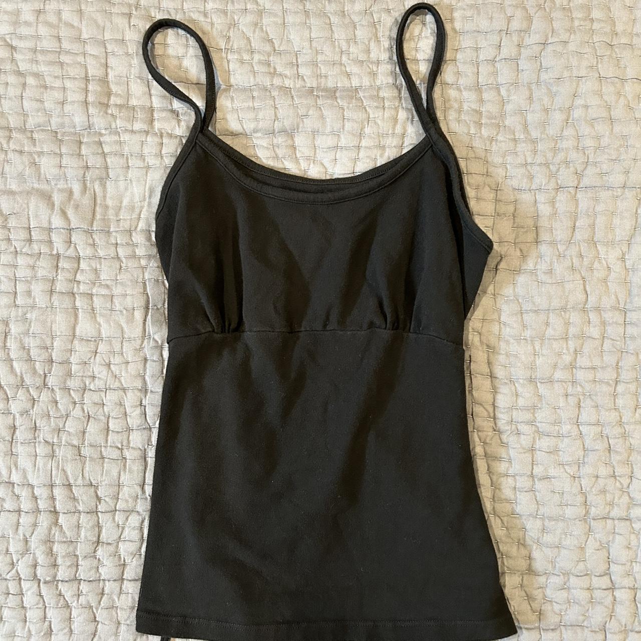 Brandy Melville lace up back corset style milkmaid... - Depop