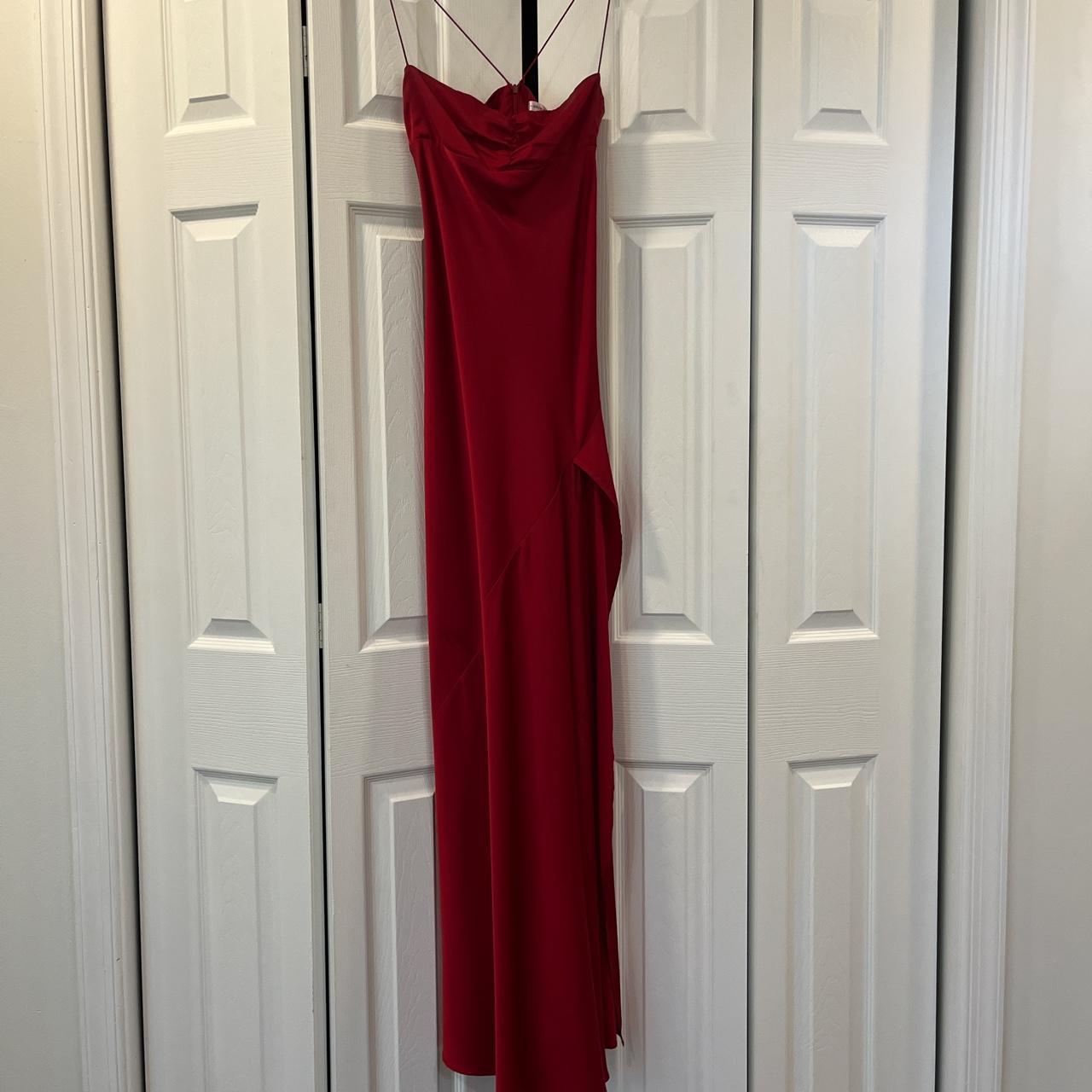 HNTR The Label Gaia Gown: Wine #prom #HNTRTheLabel... - Depop