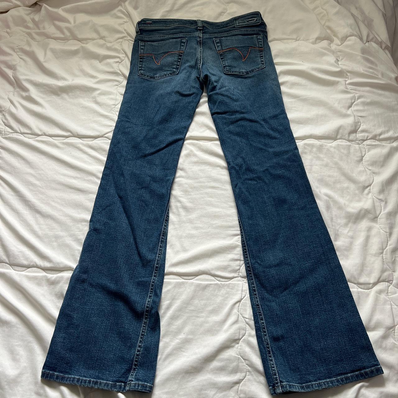 DIESEL low rise bootcut flared jeans size 26 x 32... - Depop