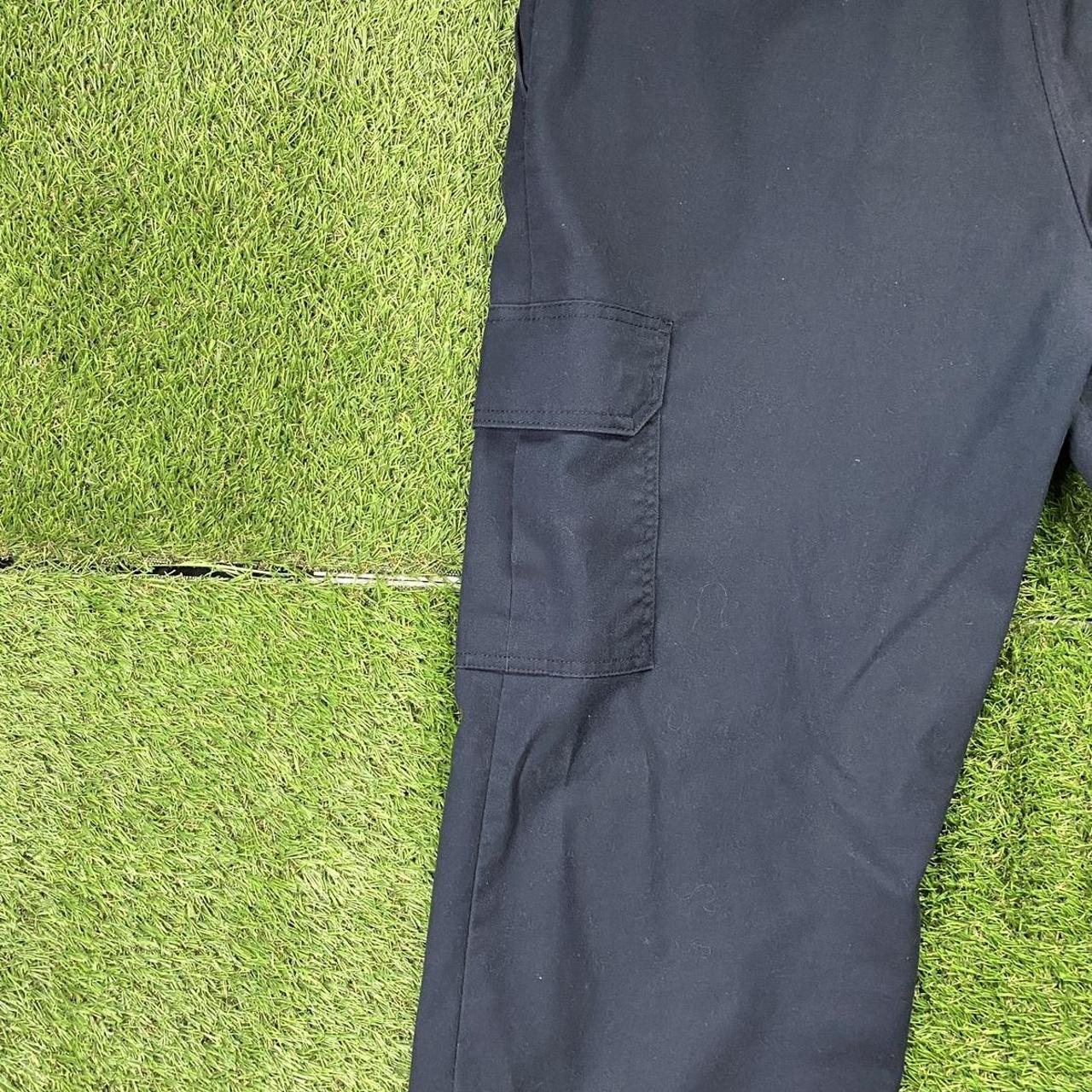 Dickies Workwear Dark Blue Cargo Work Pants Size... Depop