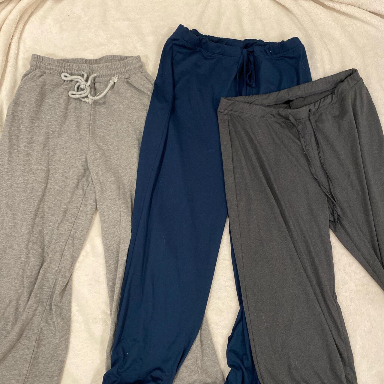 BUNDLE! 3 comfy wide leg sweatpants. all from costco - Depop