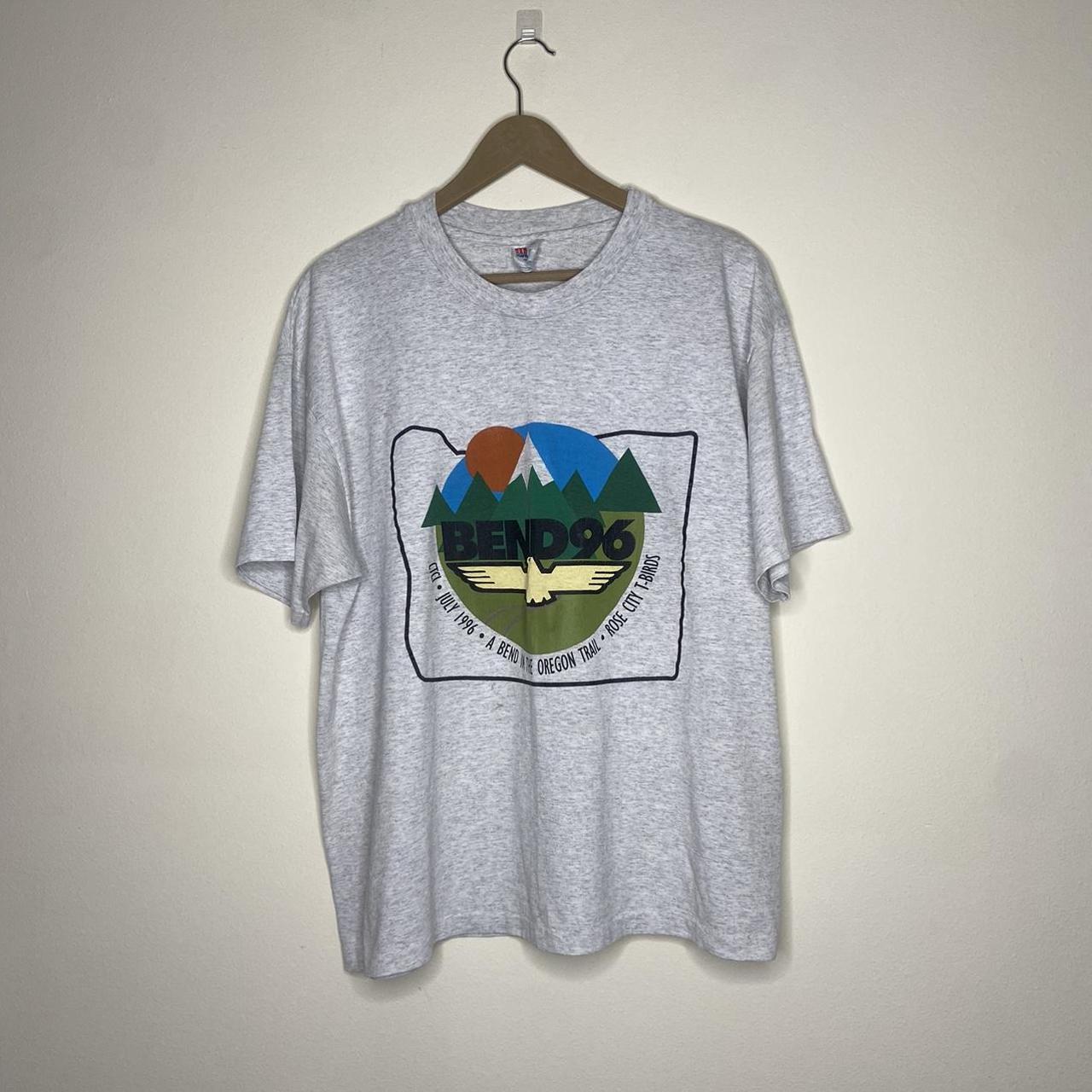 volt green and grey shirt