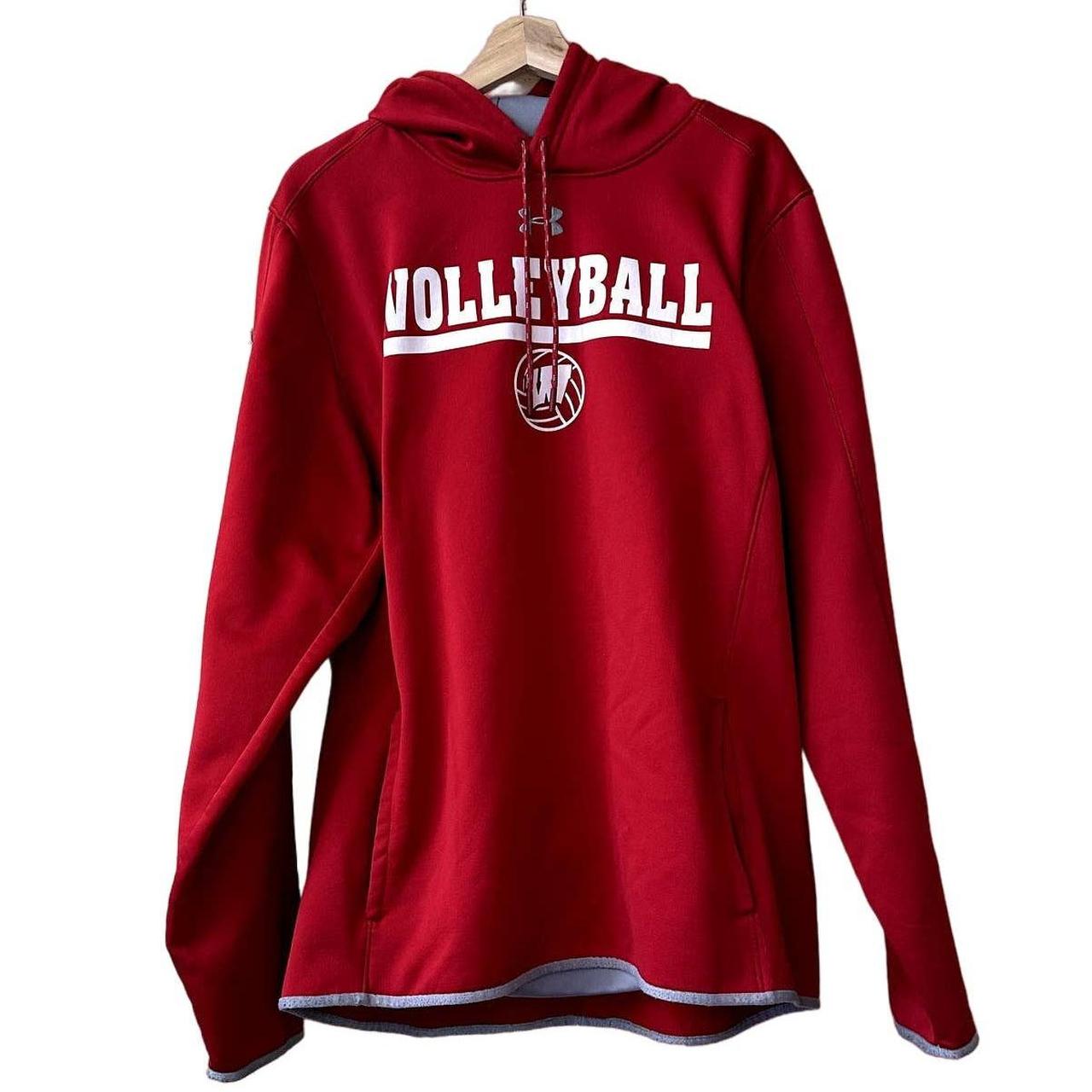Under Armour Wisconsin Volleyball hoodie (Good... Depop