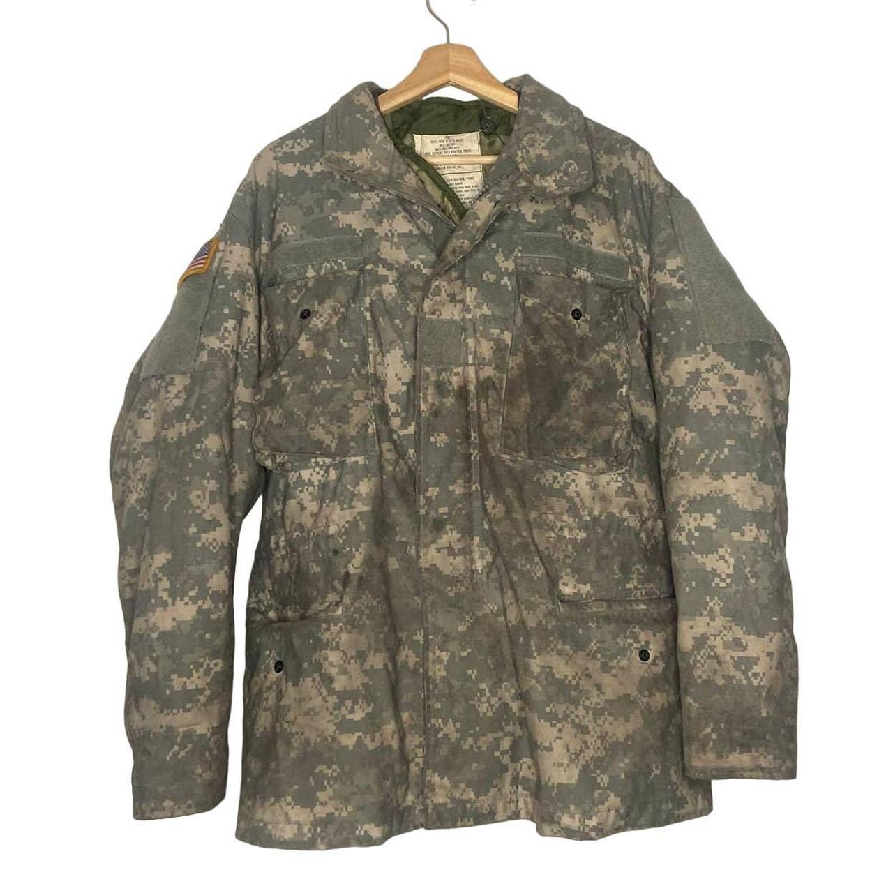 3 in 1 Military Camo Coat Condition is... - Depop