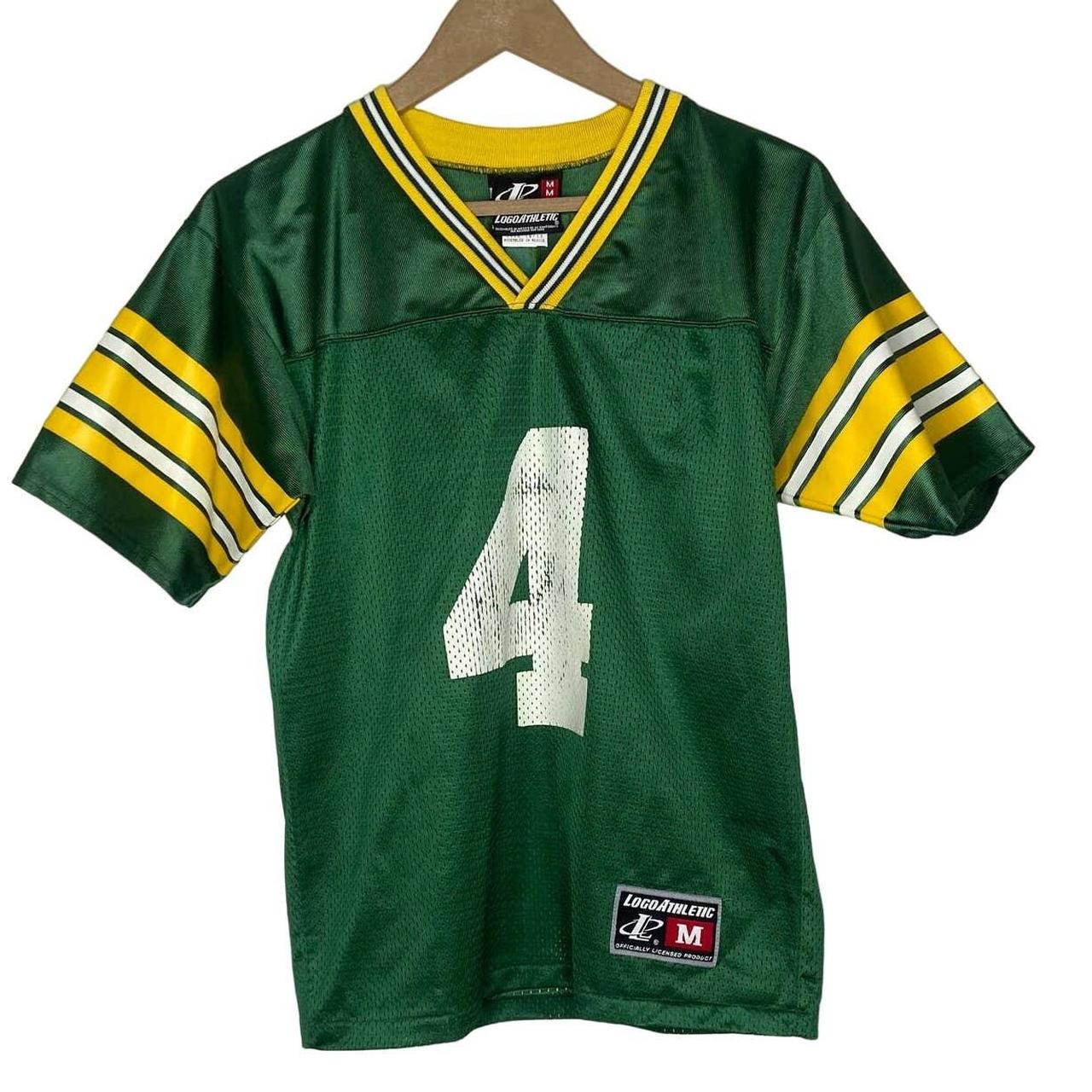 GreenBay Packers Bret Favre Jersey Logo cracking,... - Depop