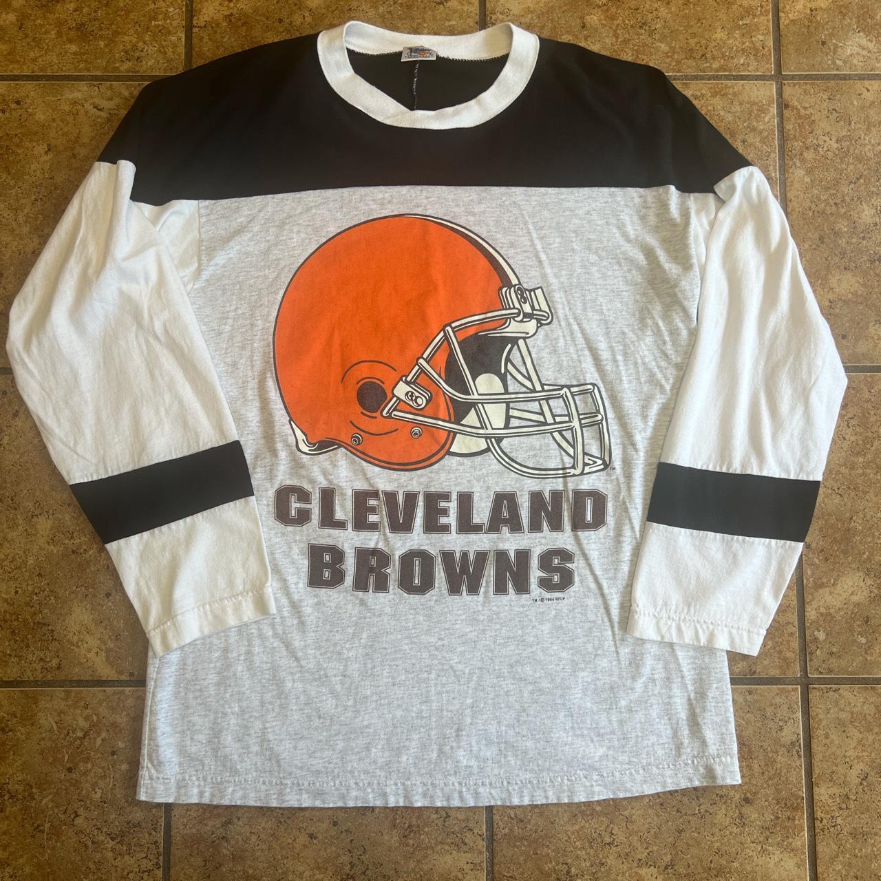 cleveland browns long sleeve jersey