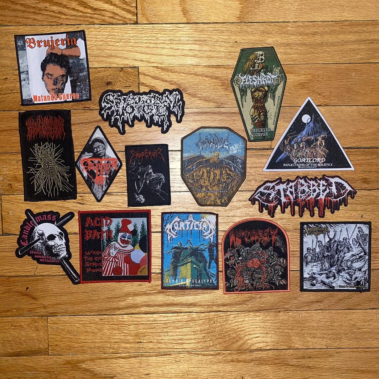 Death doom black metal patches for sale. Message me... - Depop