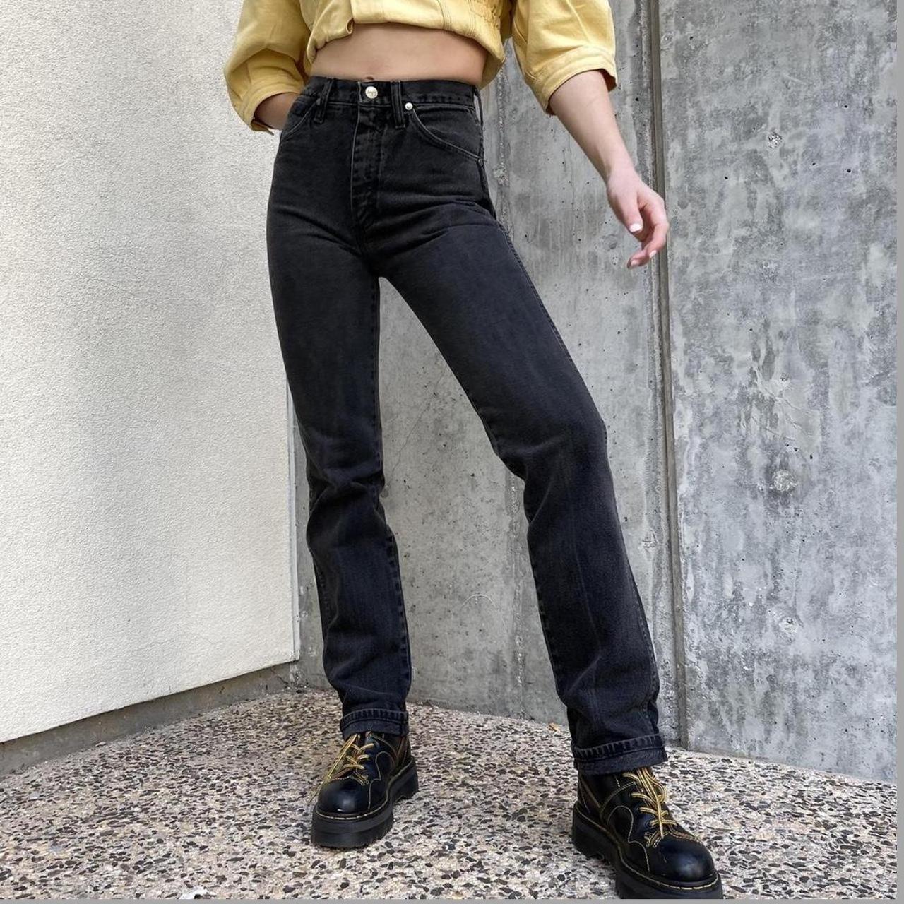 The Best Vintage Black Denim Jeans, Brand Wrangler