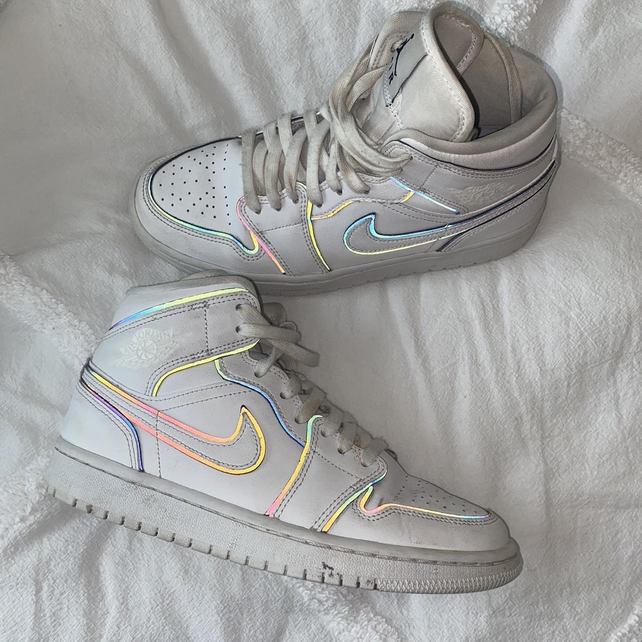 Iridescent jordans outlet