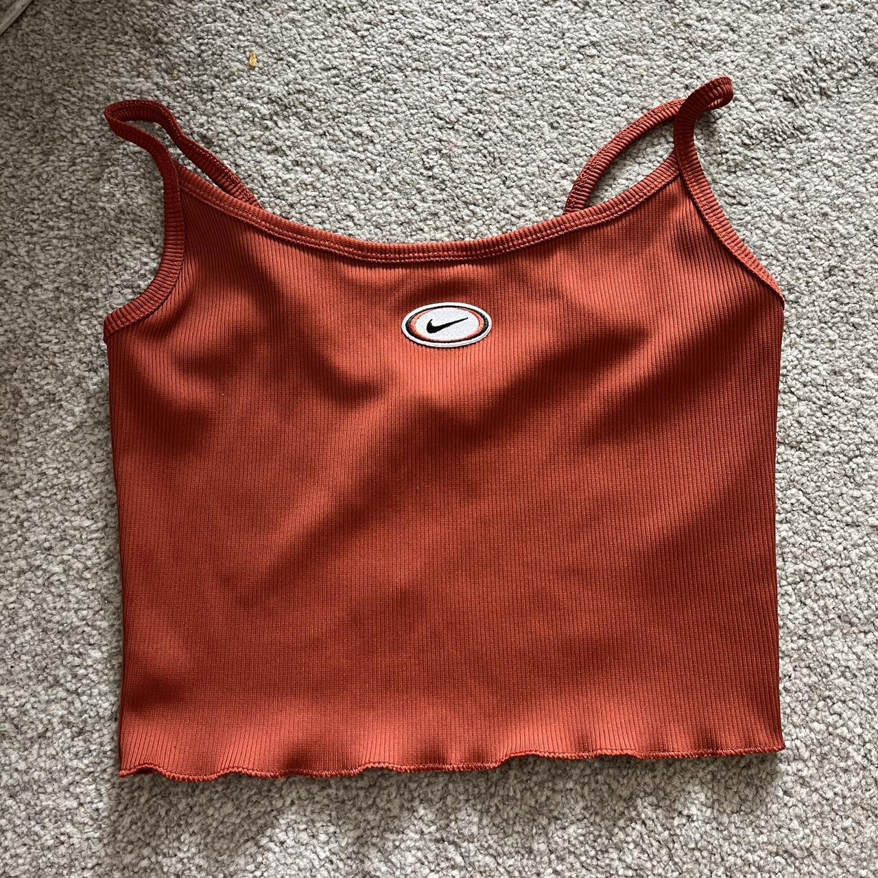 bright orange nike top