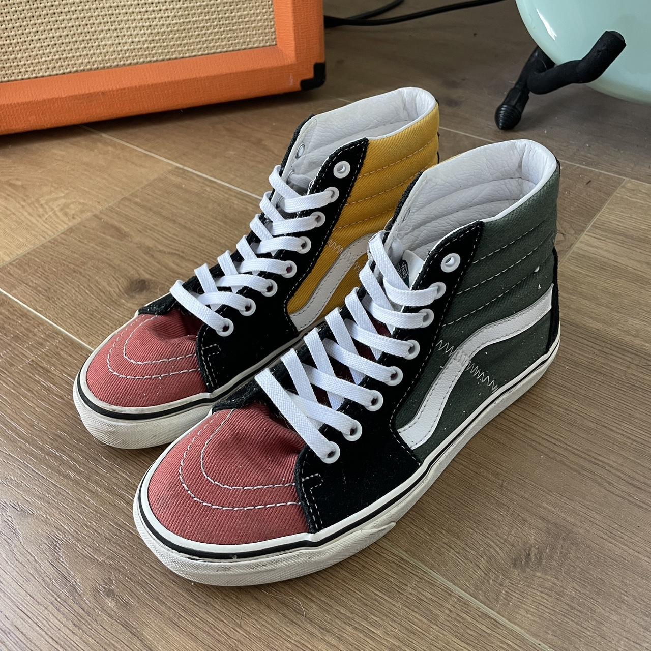 Yellow red green on sale vans