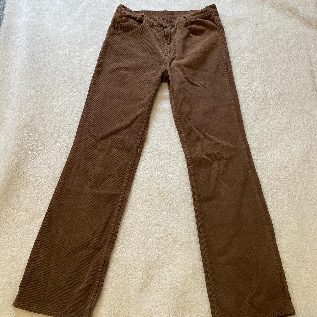 Brandy Melville Women's Brown Trousers Depop
