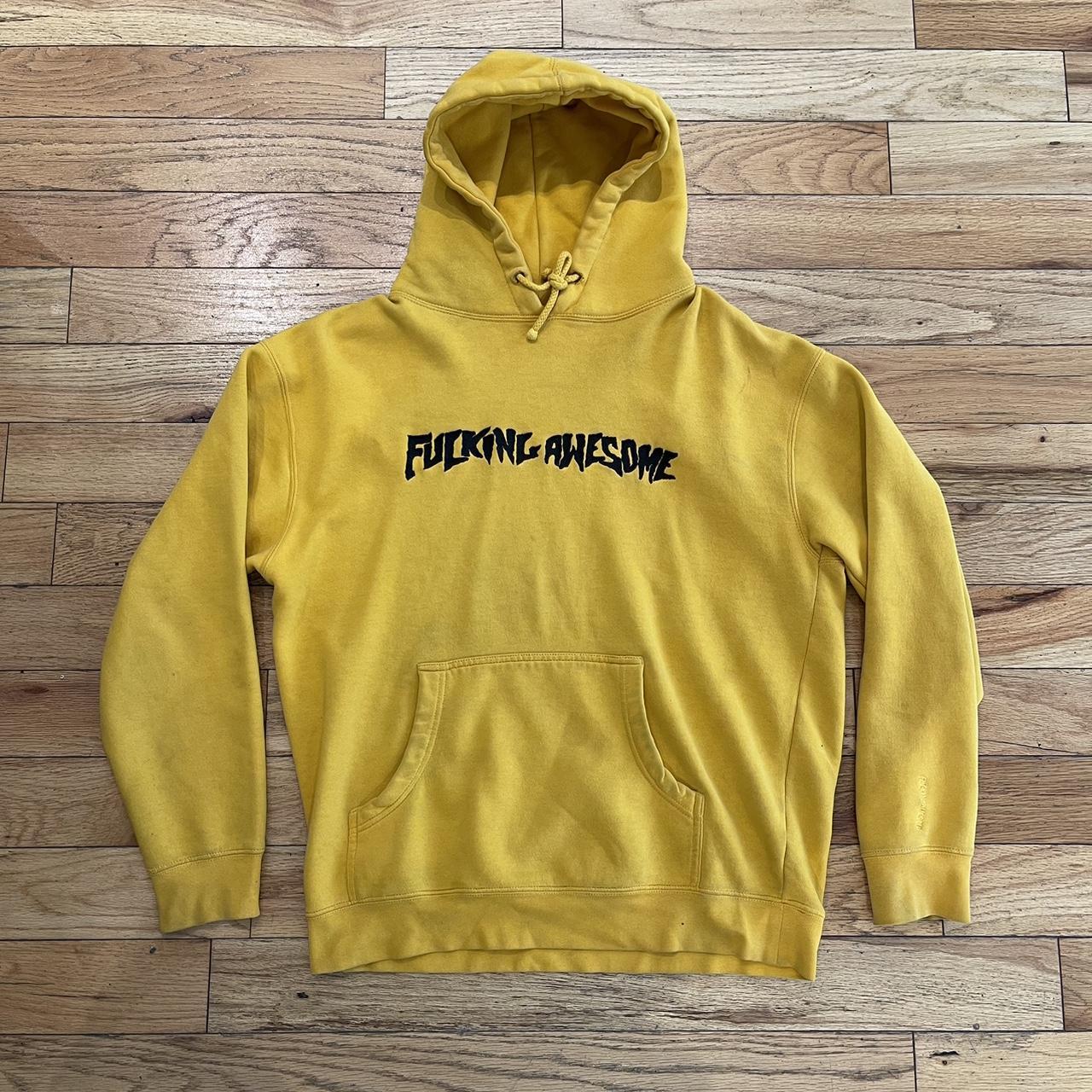 Fucking Awesome Embroidered hoodie Size: M Length: | Depop