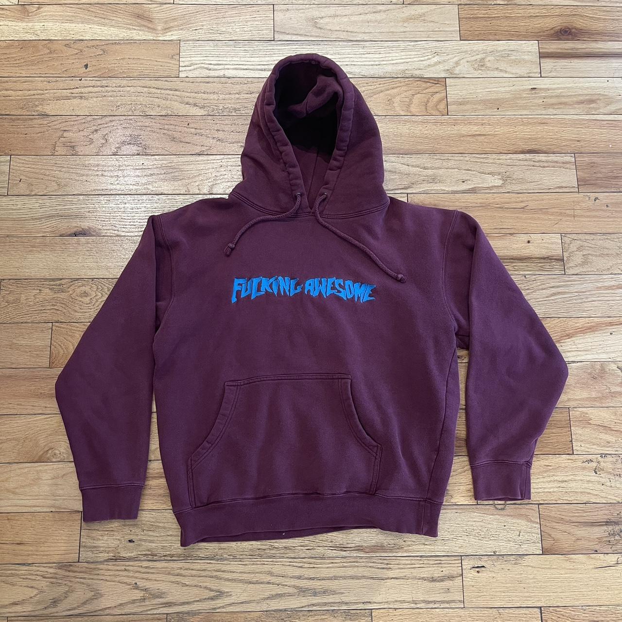 Fucking Awesome Embroidered hoodie, Size: M, Length:...