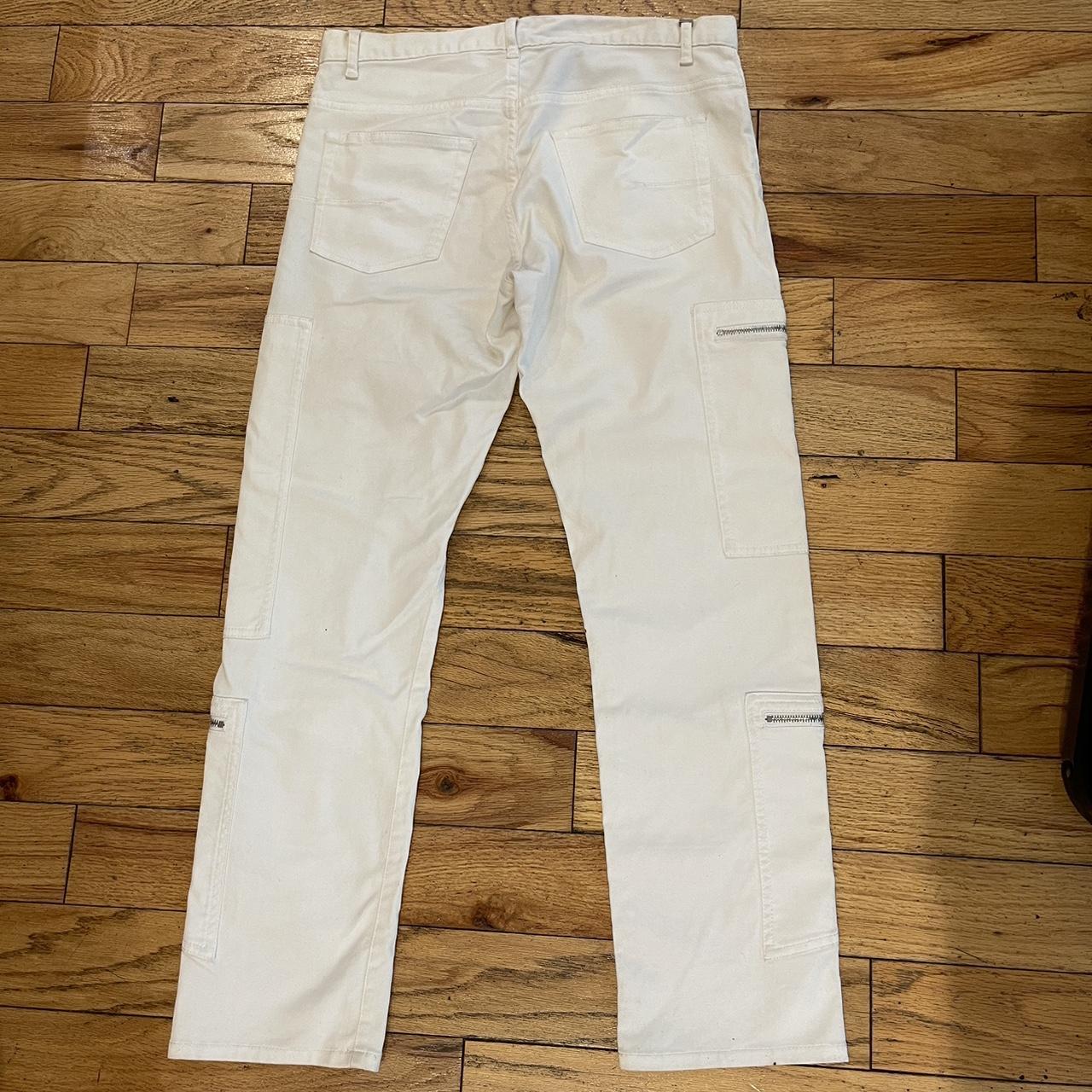 Dior Men's White Trousers | Depop