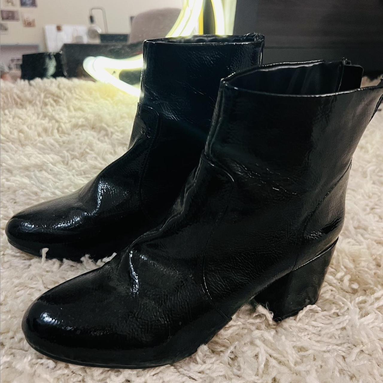 New look square hot sale toe boots