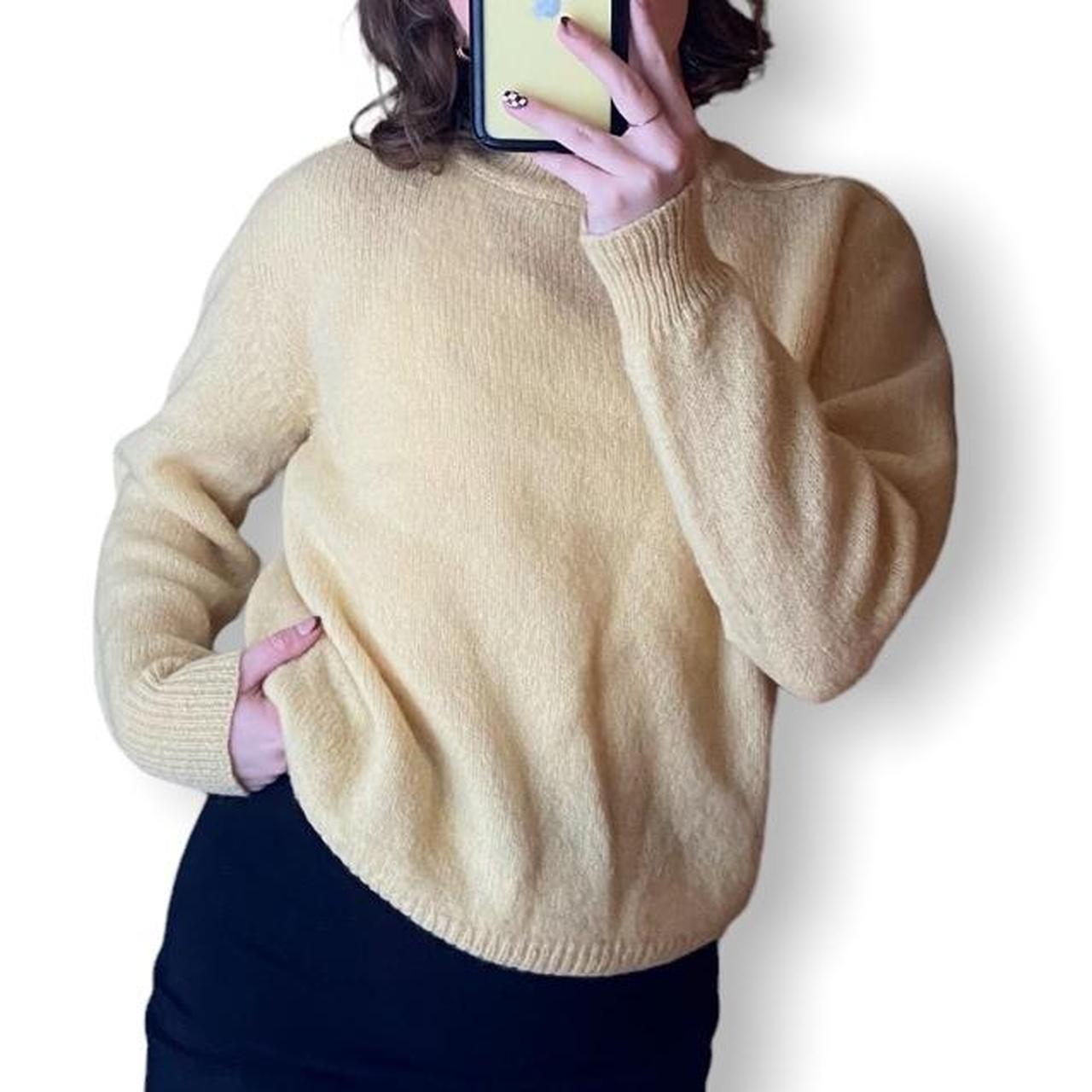 Pastel yellow sweater. This yellow sweater is 100%... - Depop