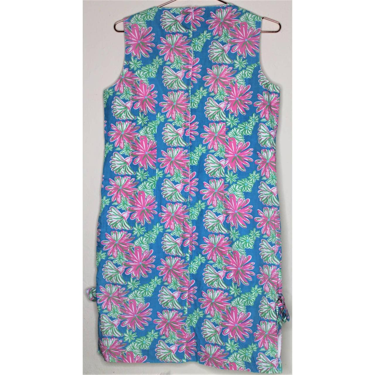 Lilly Pulitzer Women's Blue and Pink Dress (2)
