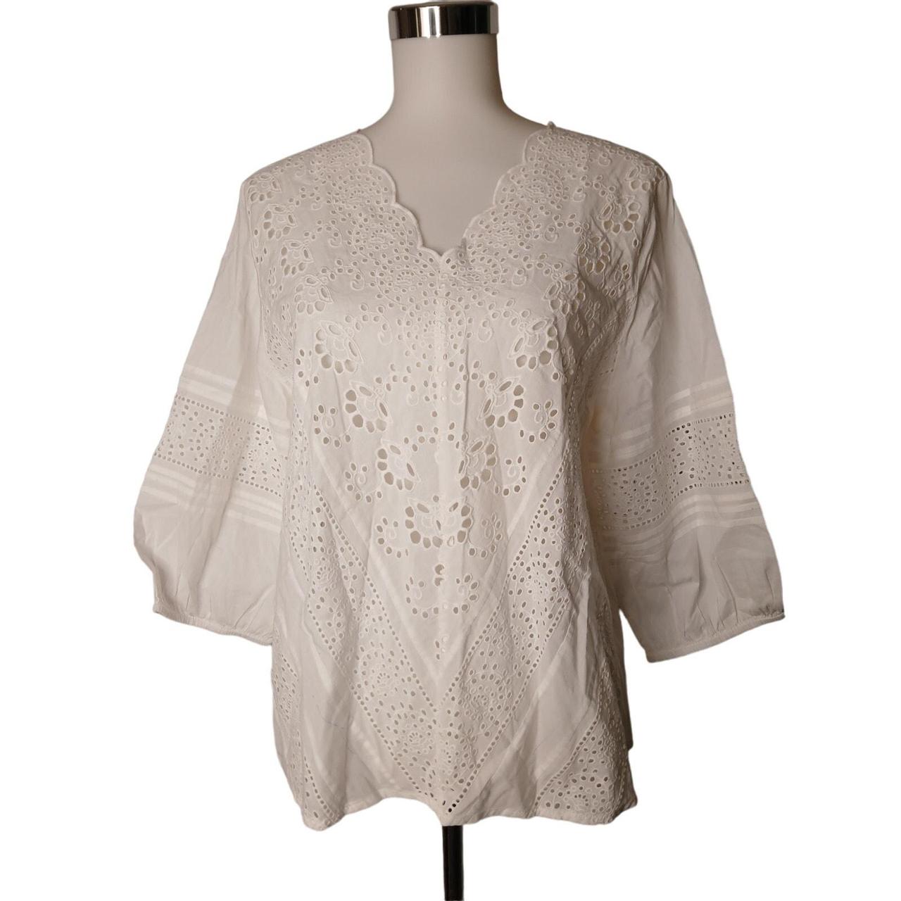 Chicos white blouse best sale