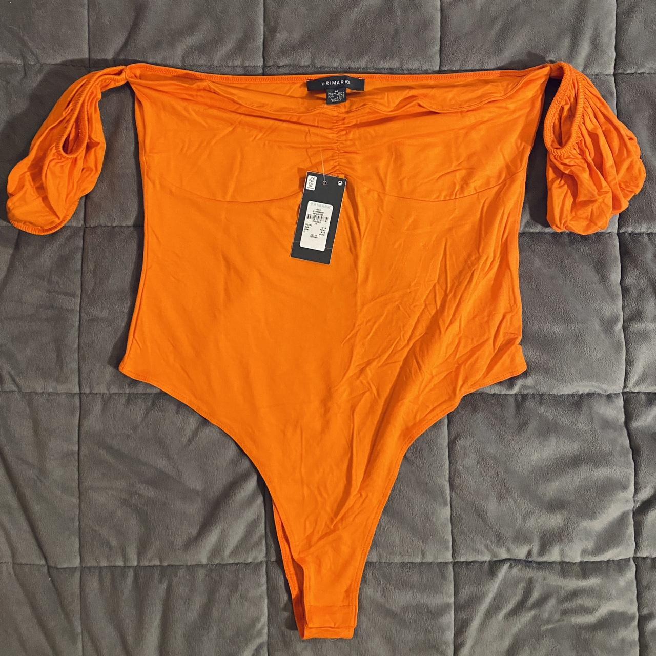 New Orange Primark Bodysuit New with tags... - Depop