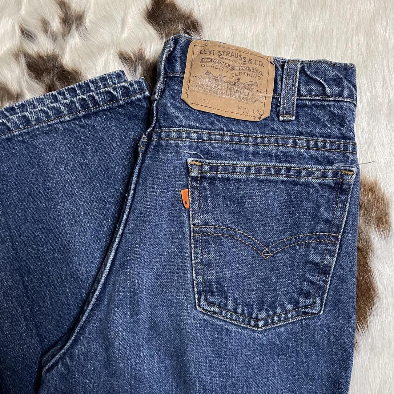 Vintage Levis 517 Orange Tab Womens Jeans Y2K 90s... - Depop