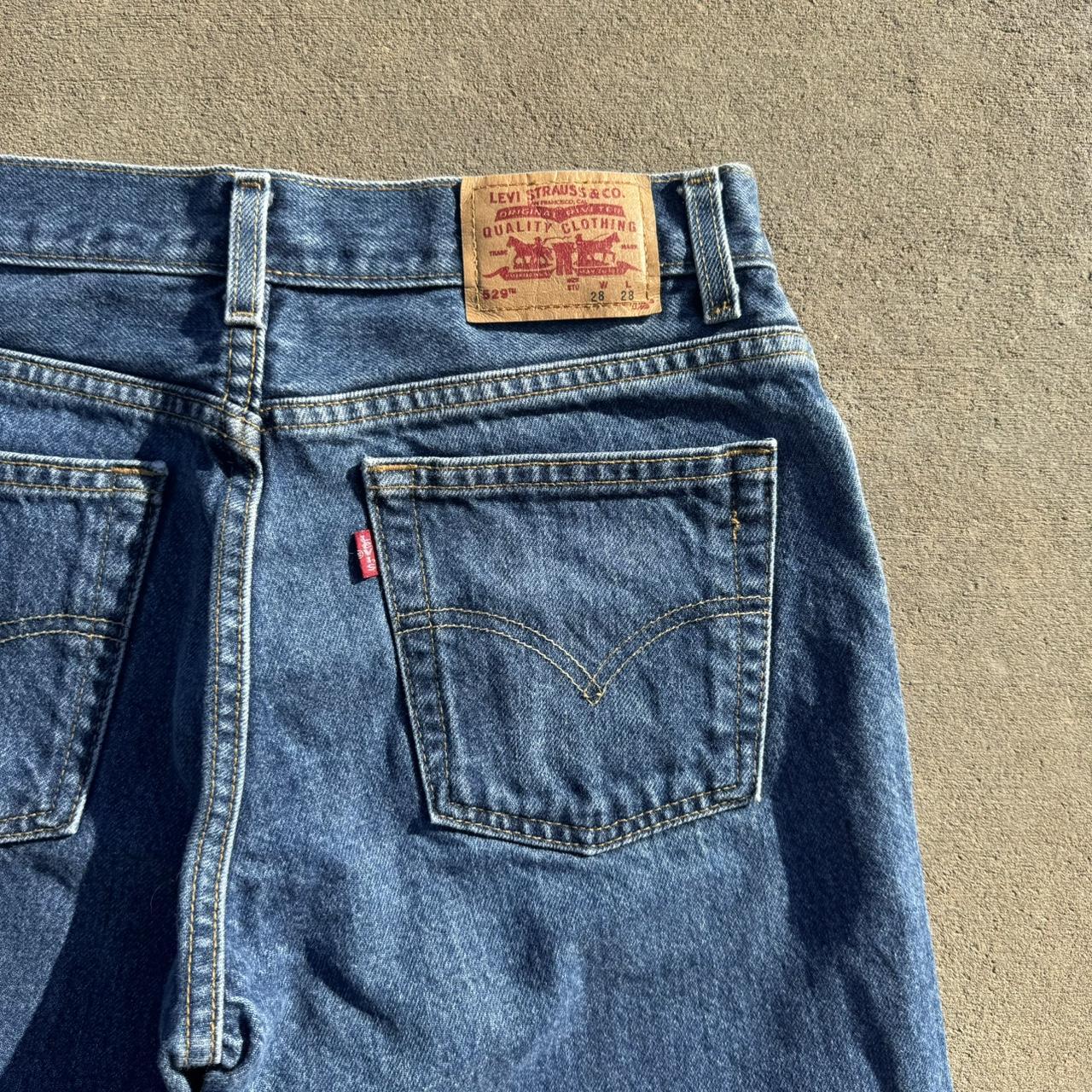 Vintage Dark Wash Levis 529 Jeans Y2K Levis Denim... - Depop