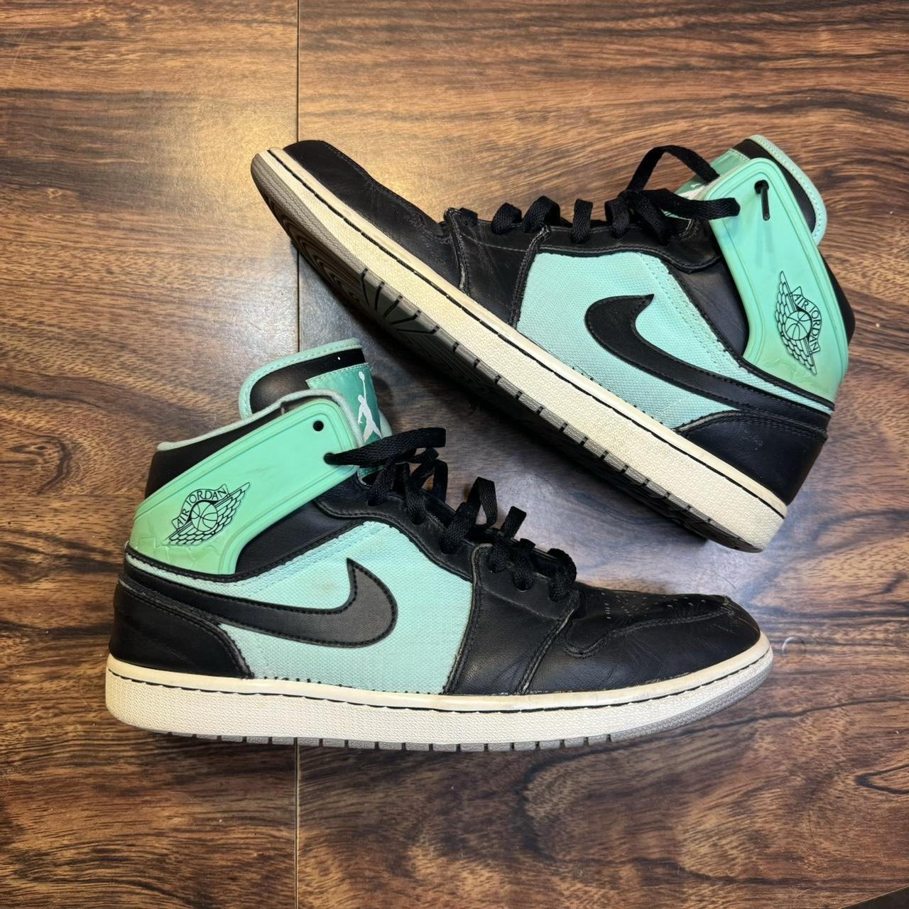mint green jordans