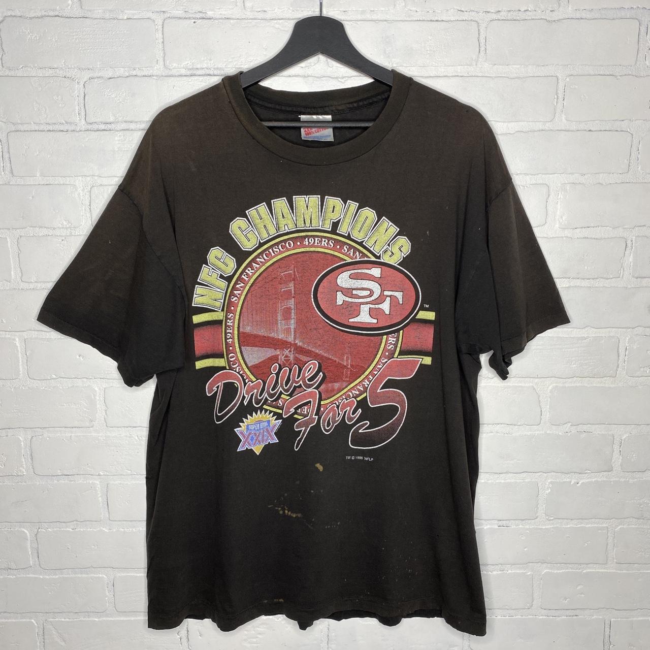 San Francisco 49ers Destroyed Tee San Francisco - Depop