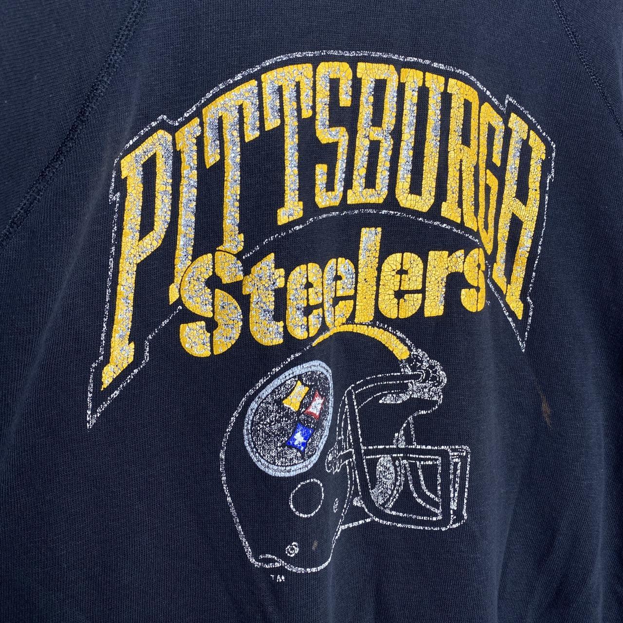 Vintage Pittsburgh Steelers Champion Blue Bar T-Shirt