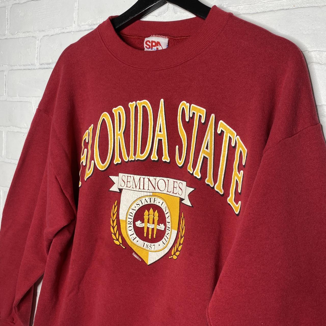 Vintage Florida State University Seminoles Crewneck... - Depop