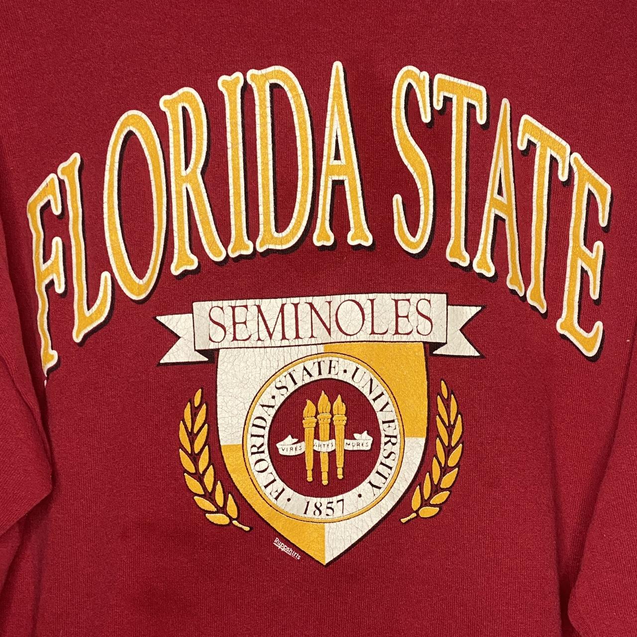 Vintage Florida State University Seminoles Crewneck... - Depop