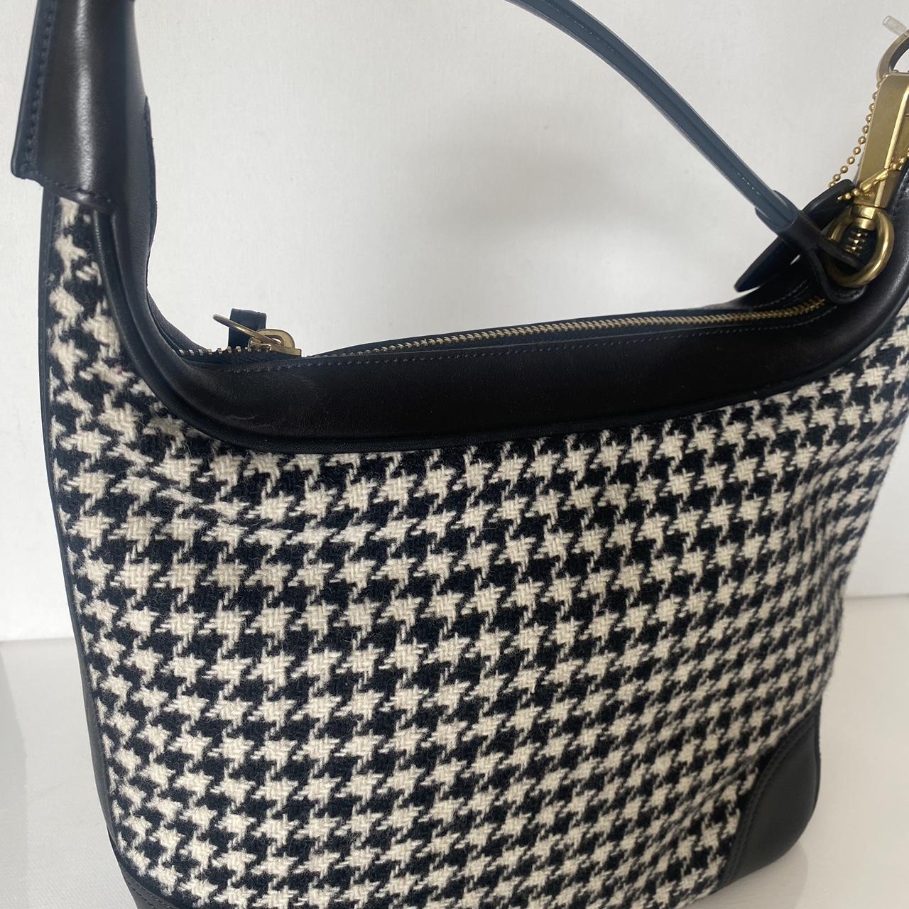 Coach discount houndstooth purse