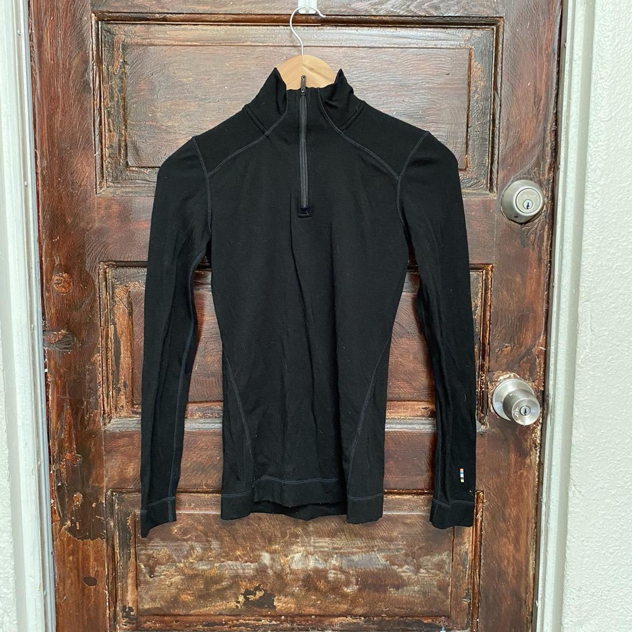 Smartwool Long Sleeve Quarter Zip Long Sleeve Size... - Depop