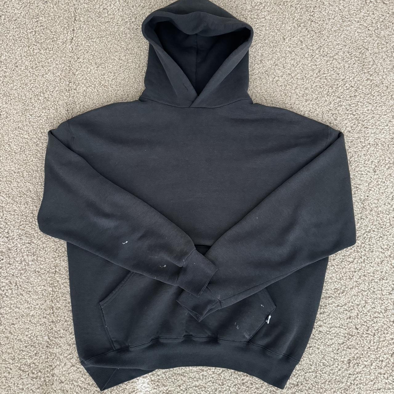 Vintage Russell Hoodie (Made in USA) - small paint... - Depop