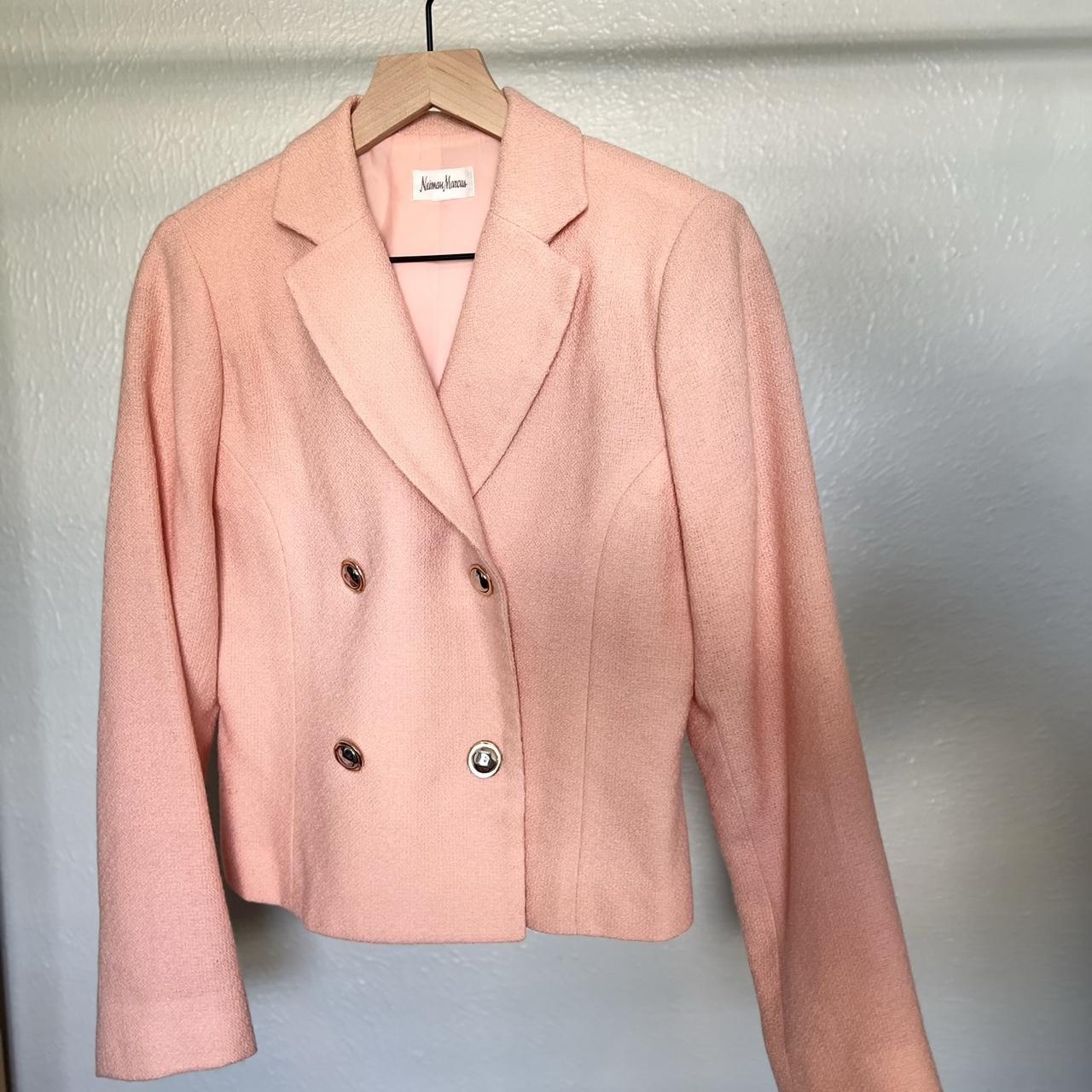 Neiman Marcus Cropped Blazer This stylish coat... - Depop