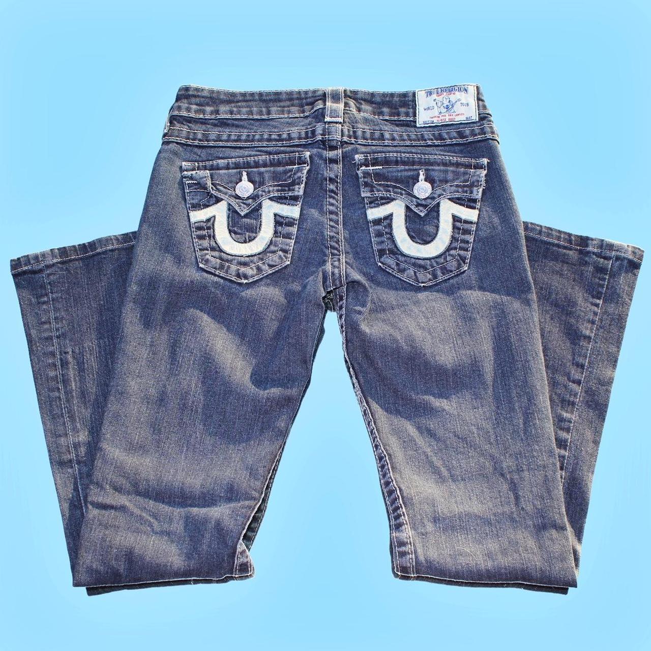Early 2000s vintage True Religion bootcut jeans.... - Depop