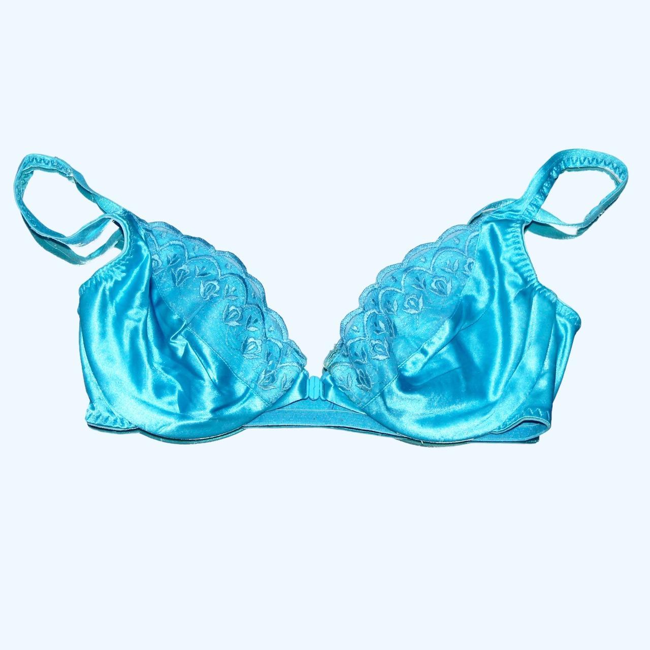 lacy little blue bra 🫶 size 34c brand is sofra !! - Depop