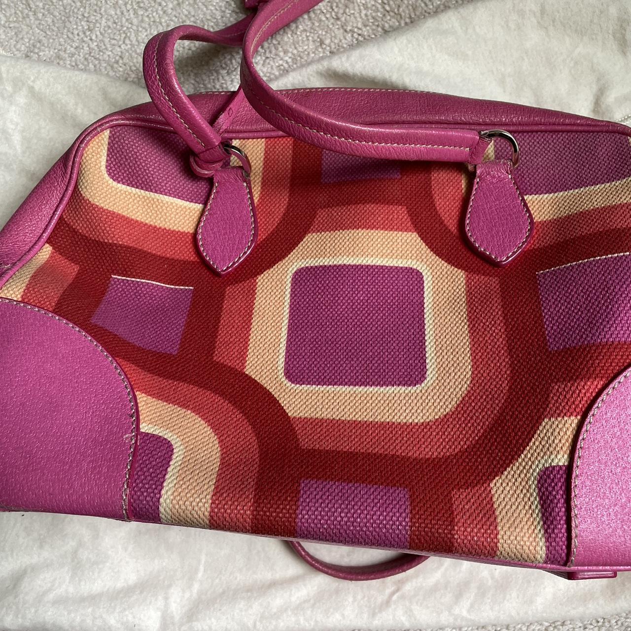 Hot pink Prada dupe bag. (There isn't a stain on the - Depop