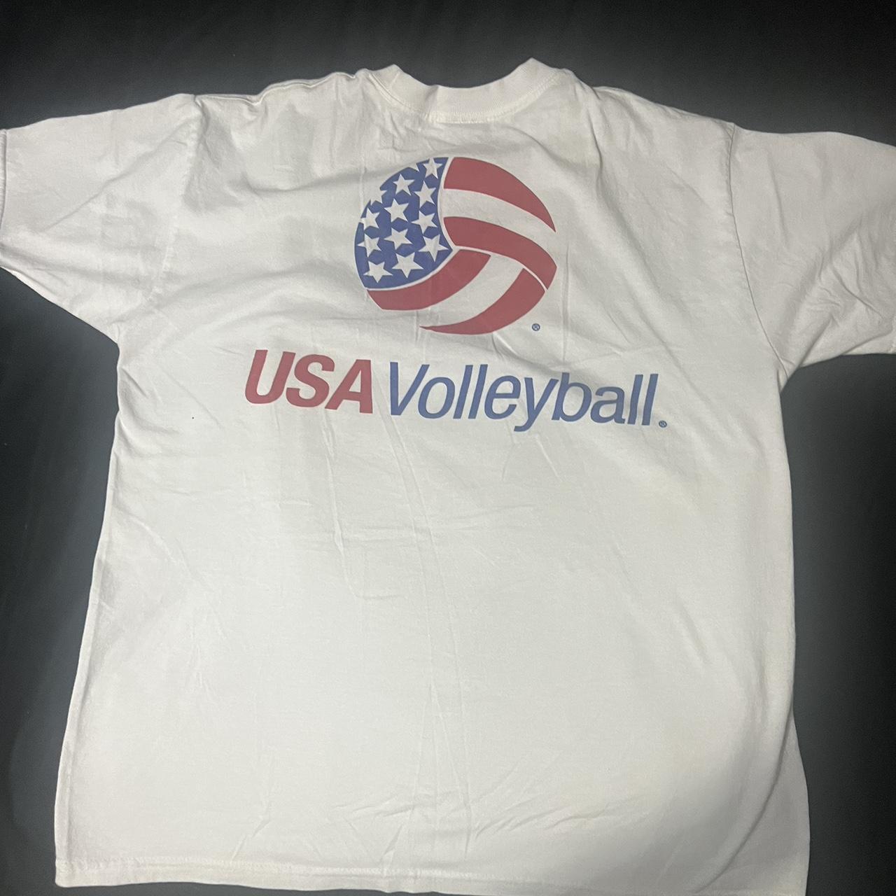 Vintage Mizuno USA Volleyball Shirt Size XL Fye... - Depop