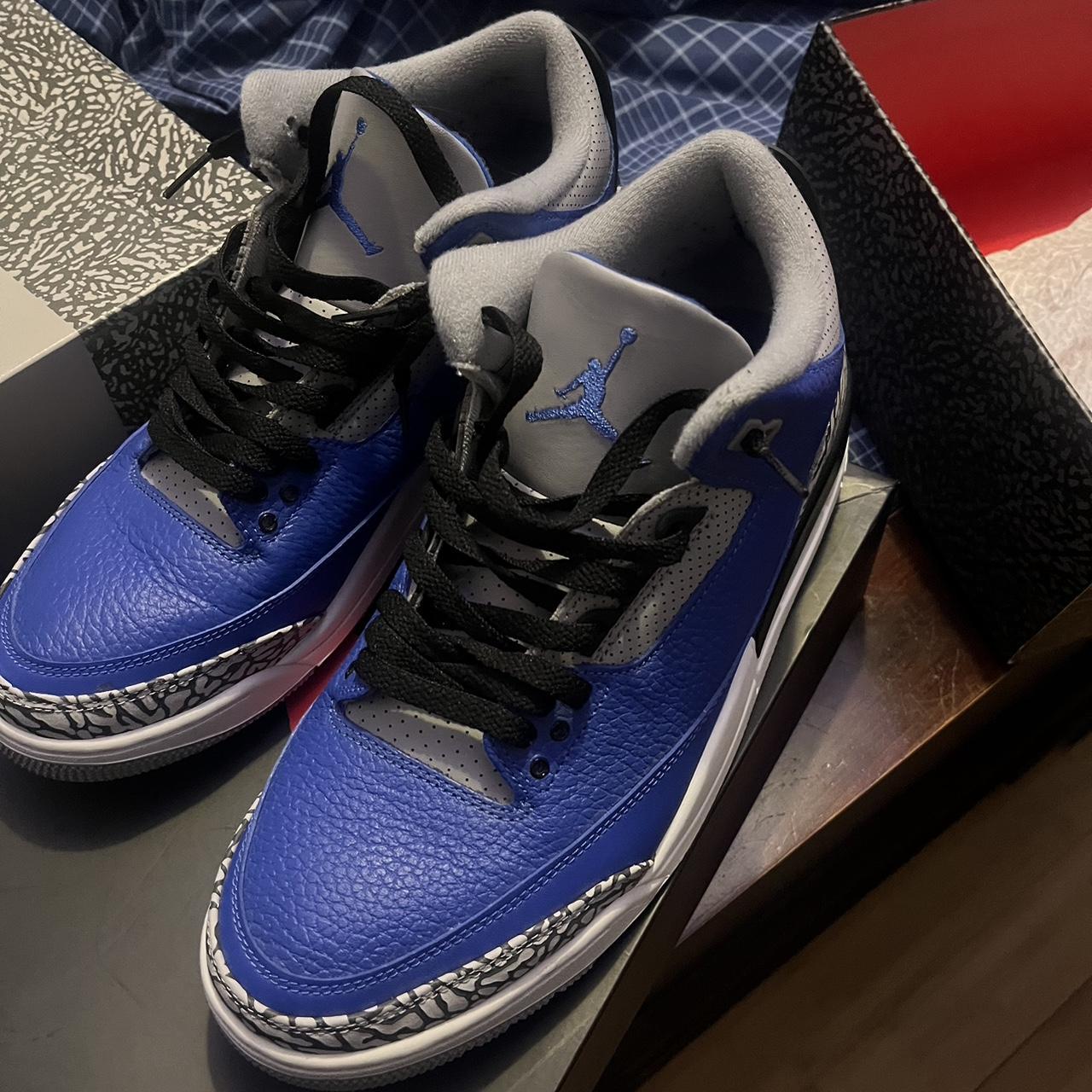 jordan retro 3 mens blue