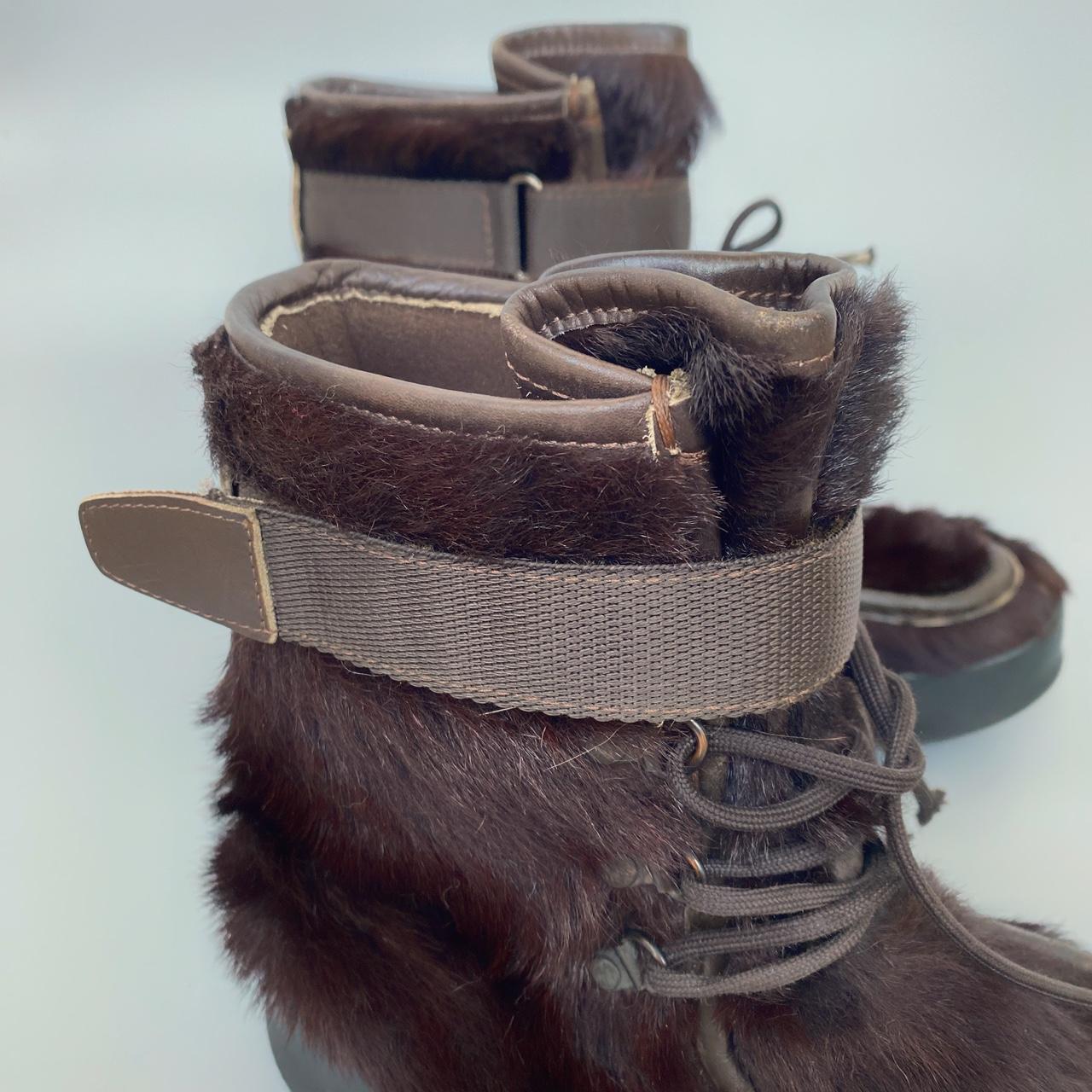 Prada shop fur boots