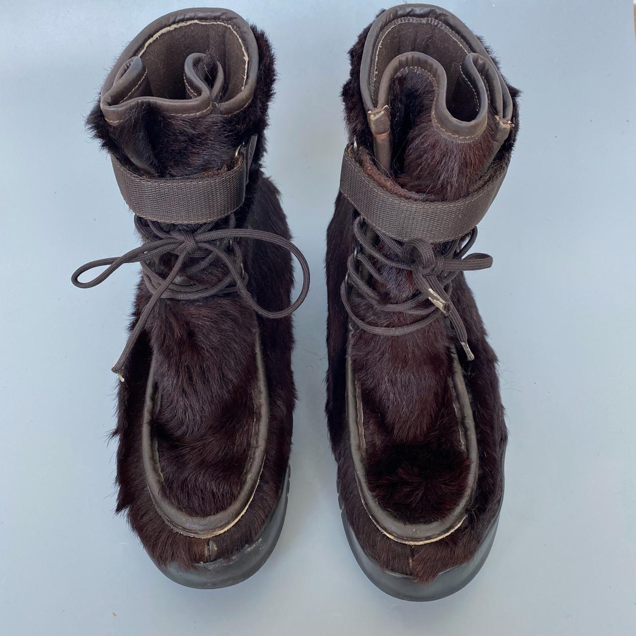 Prada nylon puffer boot — literally just bought - Depop
