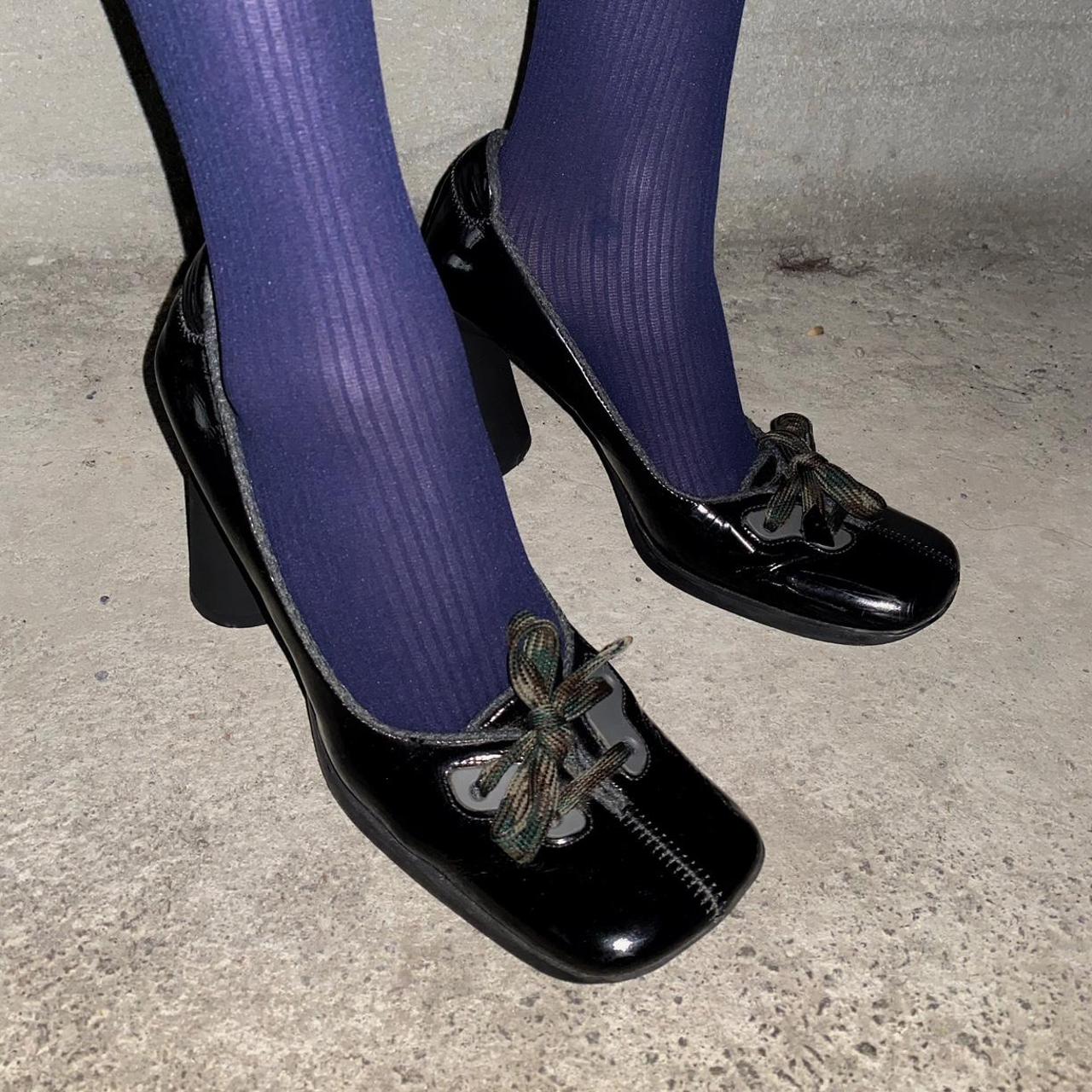 miu miu black heels