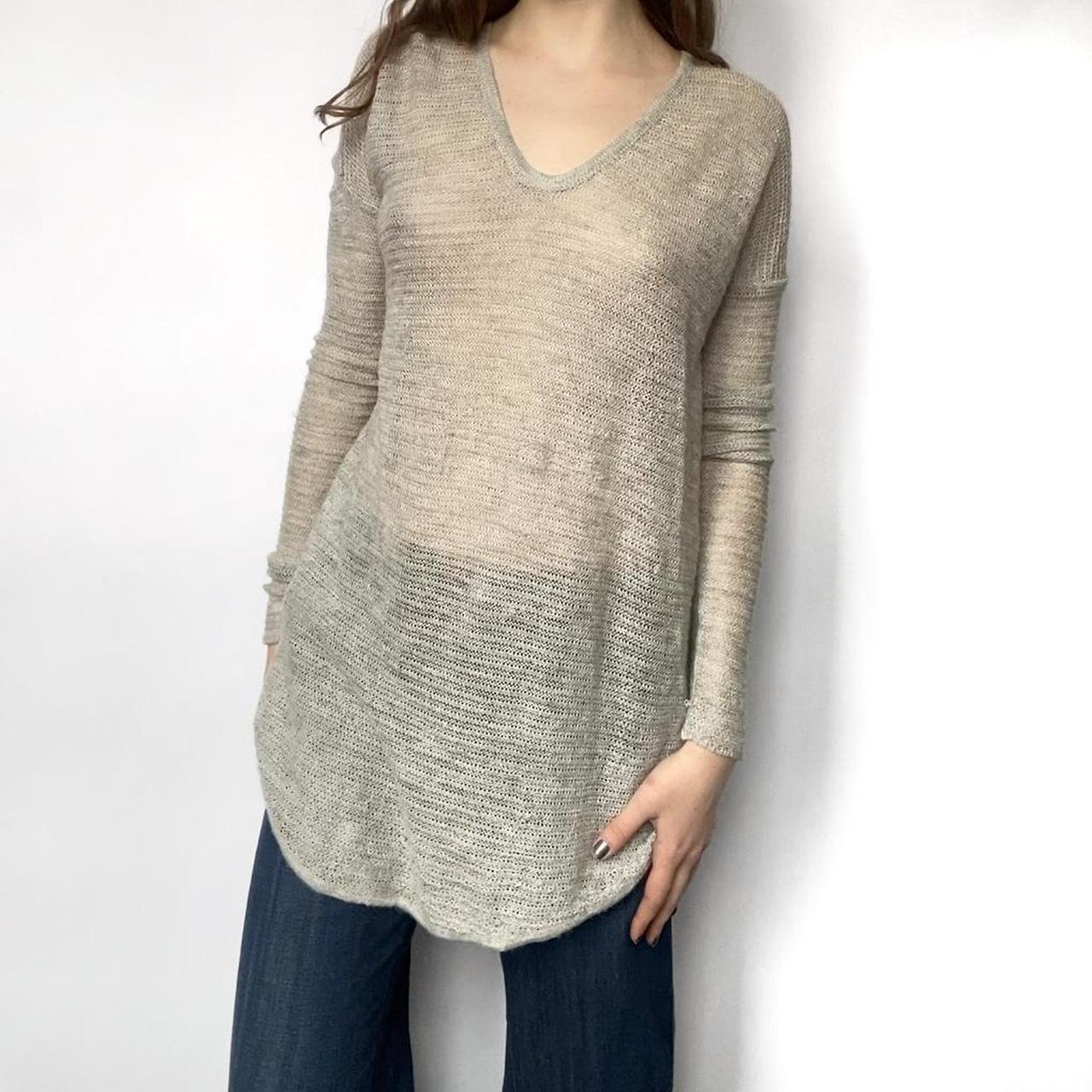 helmut lang vintage fishnet sweater amazing | Depop