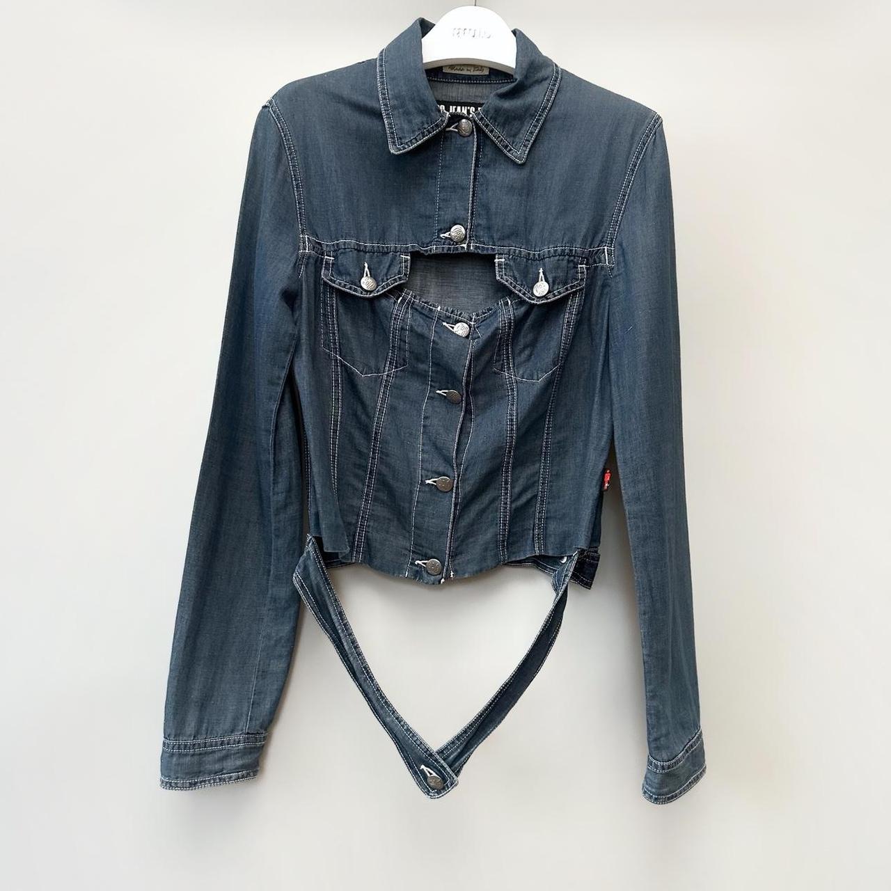 トップス vintage jean paul gaultier shirt dt Jean Paul Gaultier Top Iconic Mesh Tattoo T-shirt Dragon